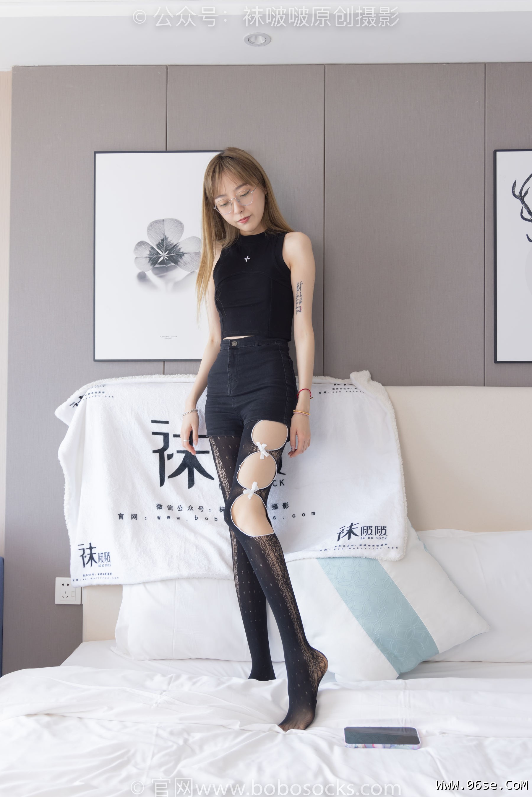 图片[105]-BoBoSocks袜啵啵 No.219 稚予-板鞋、拖鞋、厚黑丝、蕾丝黑丝[140P]-六色网