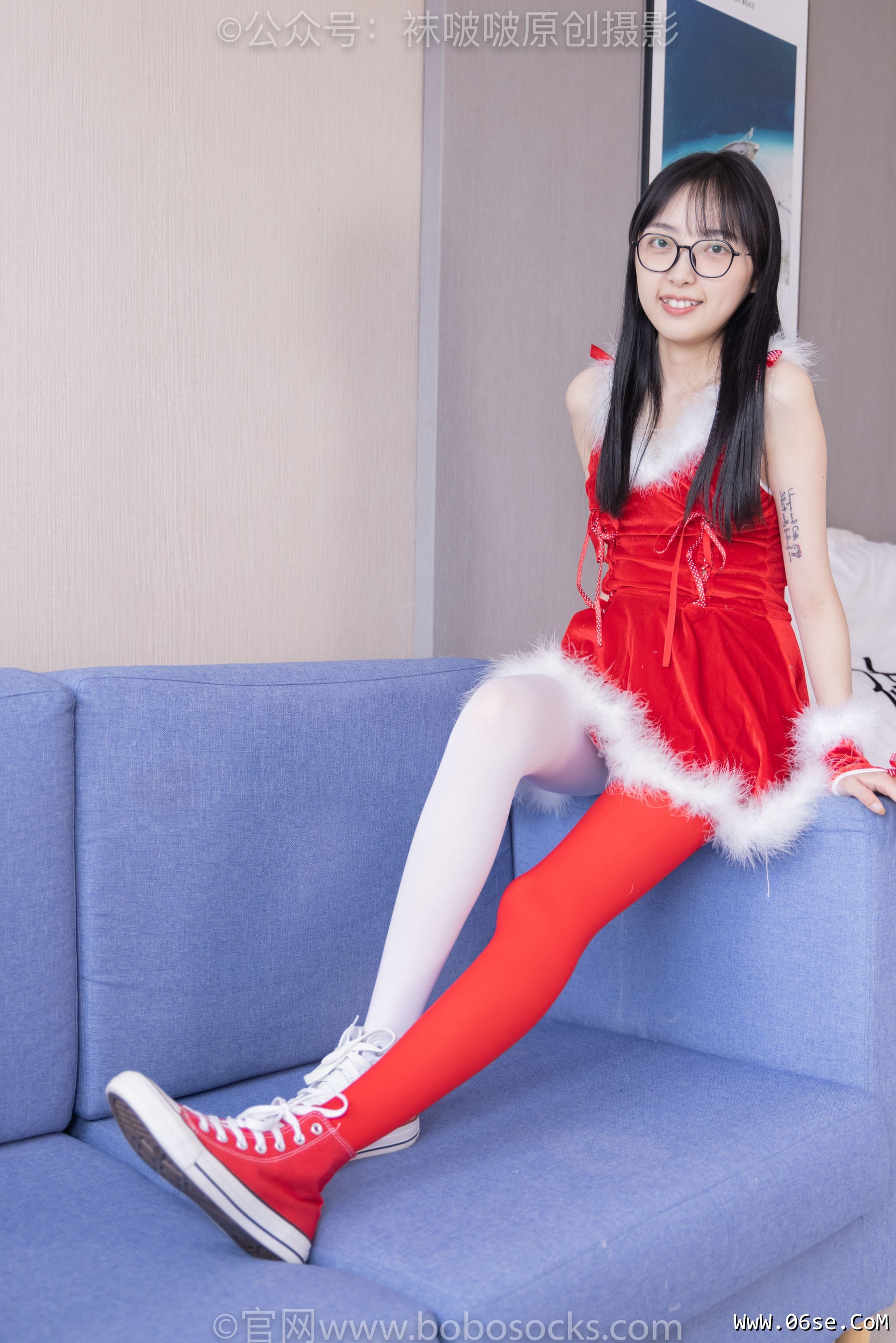 图片[24]-BoBoSocks袜啵啵 No.152 稚予-圣诞服、帆布鞋、厚白丝、厚红丝[135P]-六色网