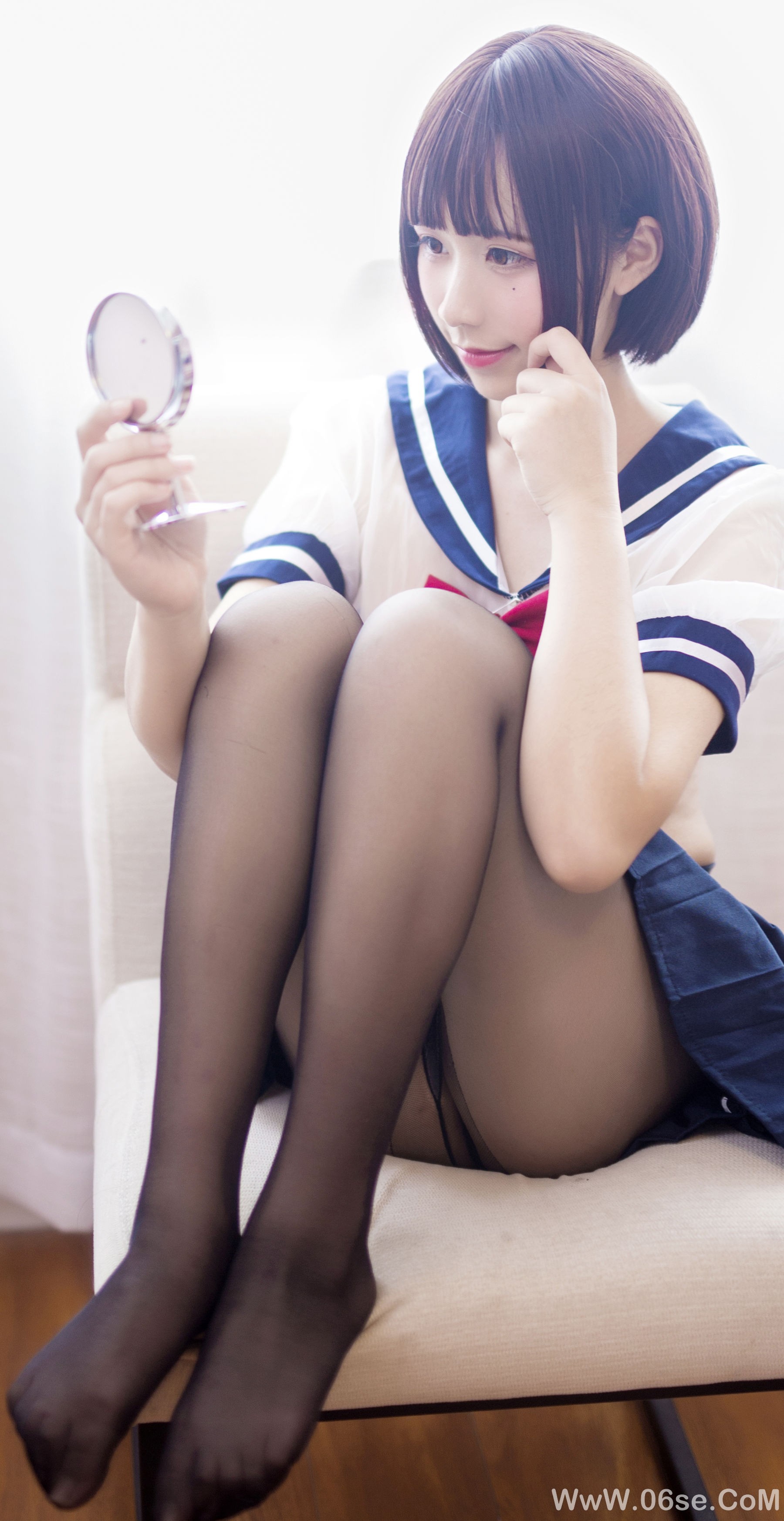 图片[8]-动漫博主九曲Jean JK透明制服[21P]-六色网