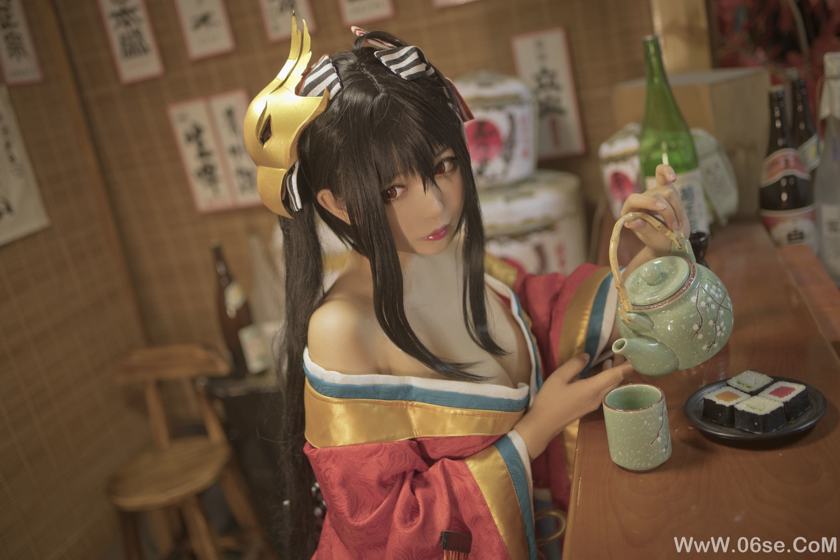 图片[4]-大眼萌妹黑猫猫OvO 大凤[9P]-六色网