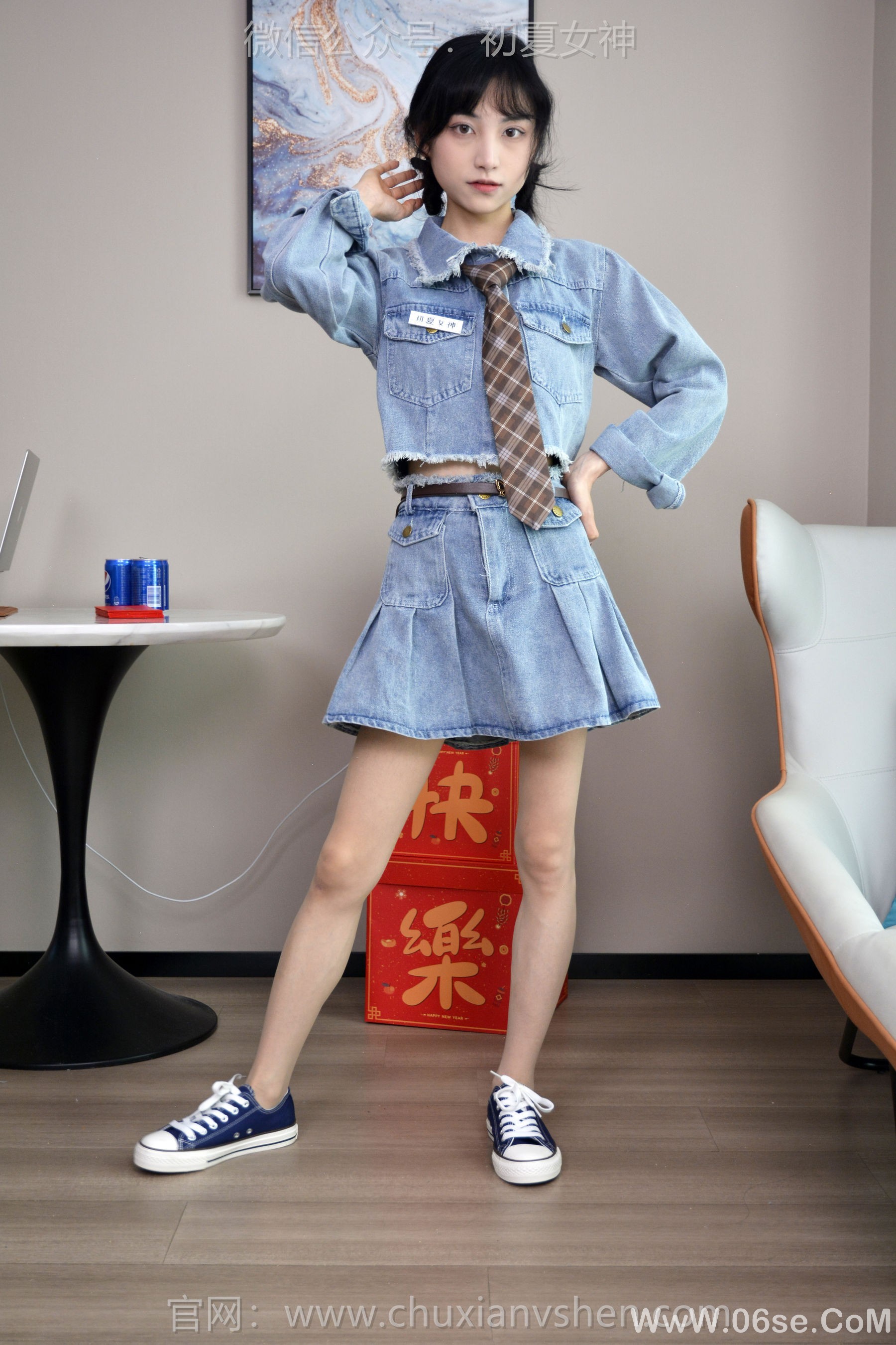 图片[90]-初夏女神 No.247 柒柒 浪漫牛仔[140P]-六色网