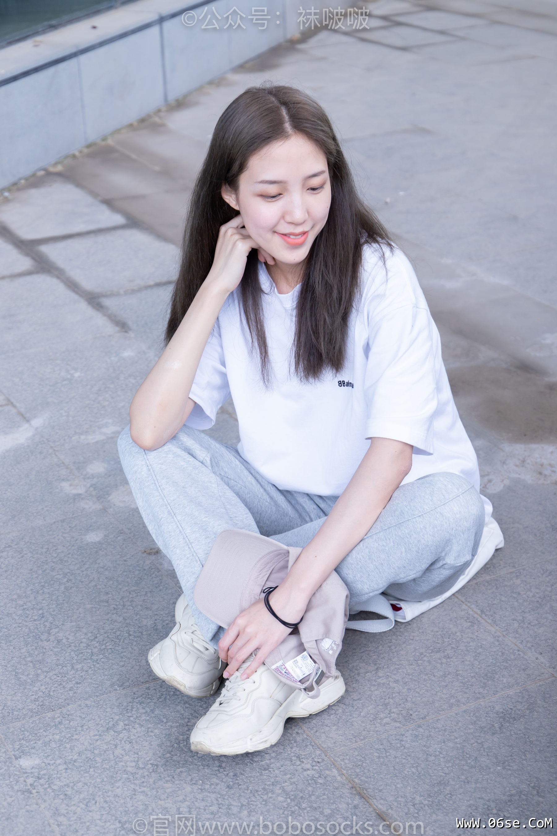 图片[32]-BoBoSocks袜啵啵 No.012 泡芙-运动鞋、白棉袜、裸足[132P]-六色网