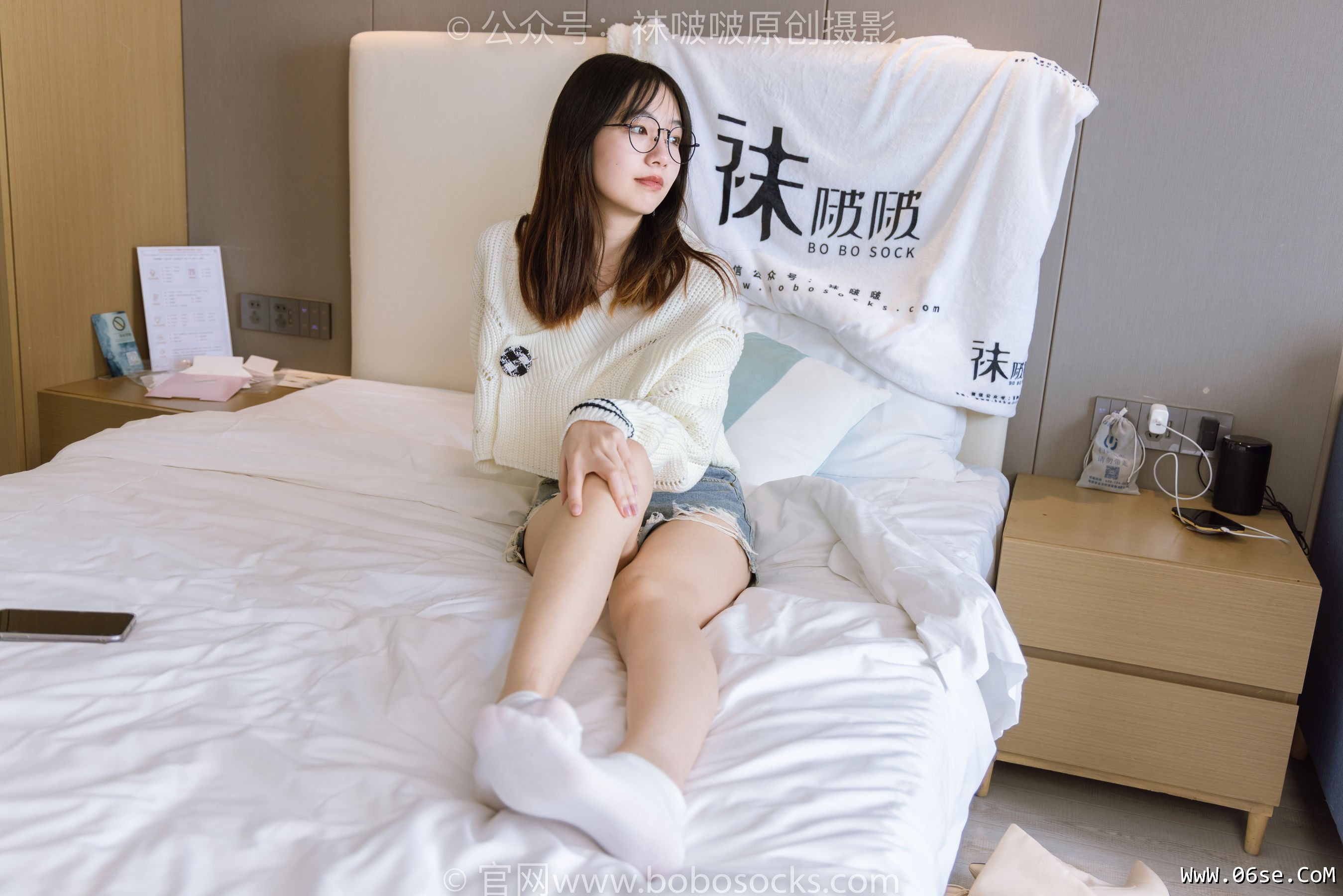 图片[9]-BoBoSocks袜啵啵 No.222 小甜豆-长靴、白棉袜、裸足[180P]-六色网