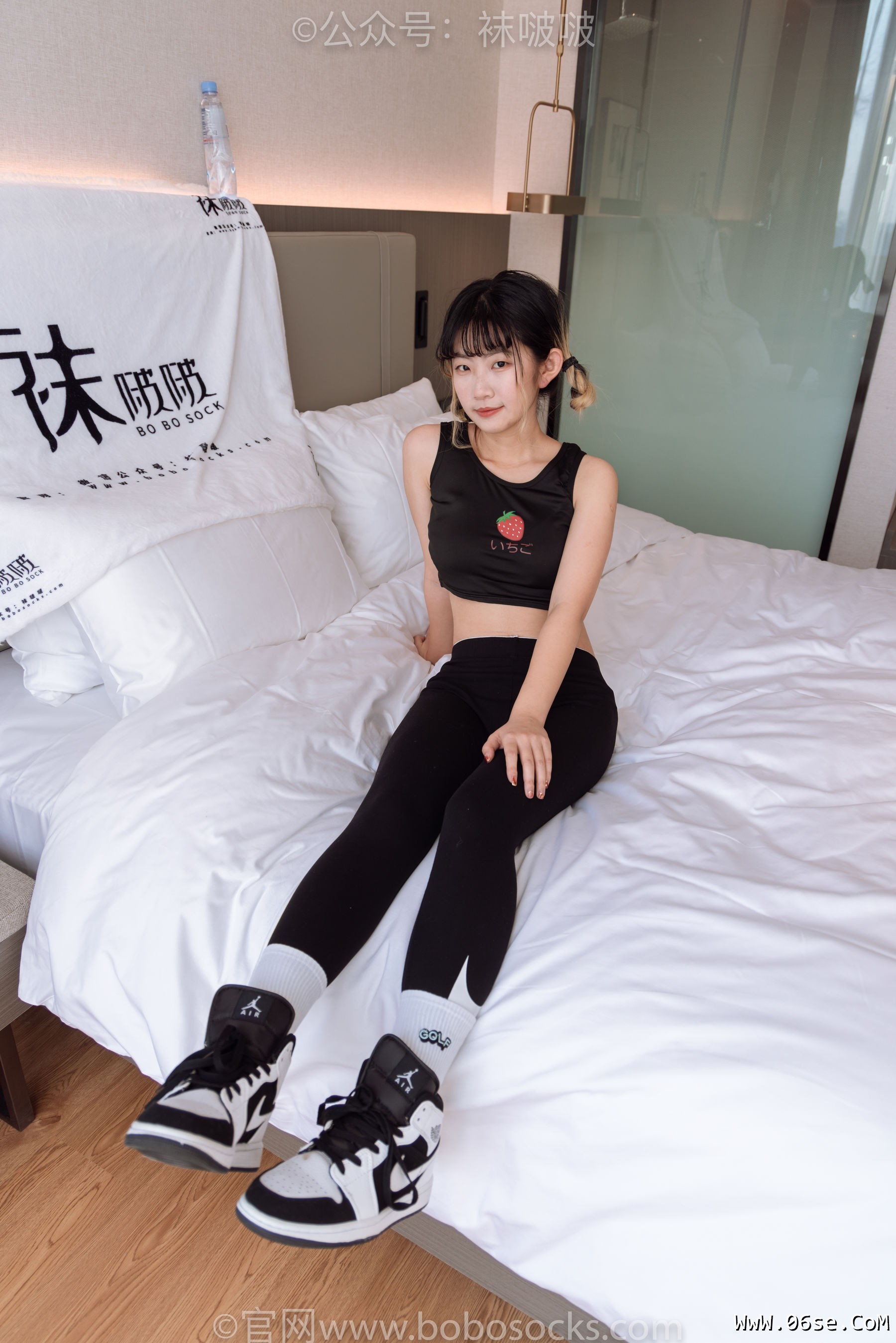 图片[16]-BoBoSocks袜啵啵 No.059 砂糖-AJ板鞋、白棉袜、裸足[142P]-六色网