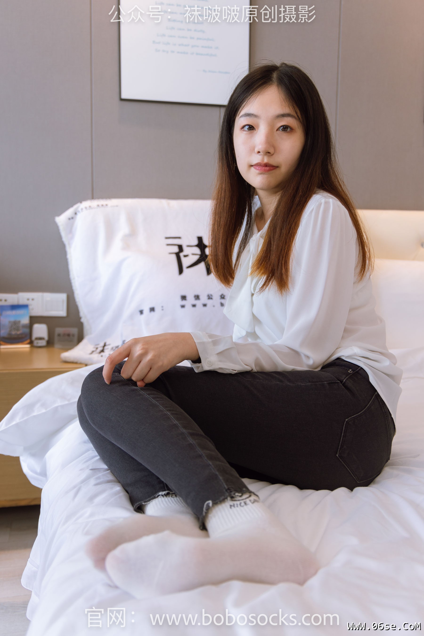 图片[99]-BoBoSocks袜啵啵 No.158 小甜豆-高跟长靴、白棉袜、裸足[136P]-六色网