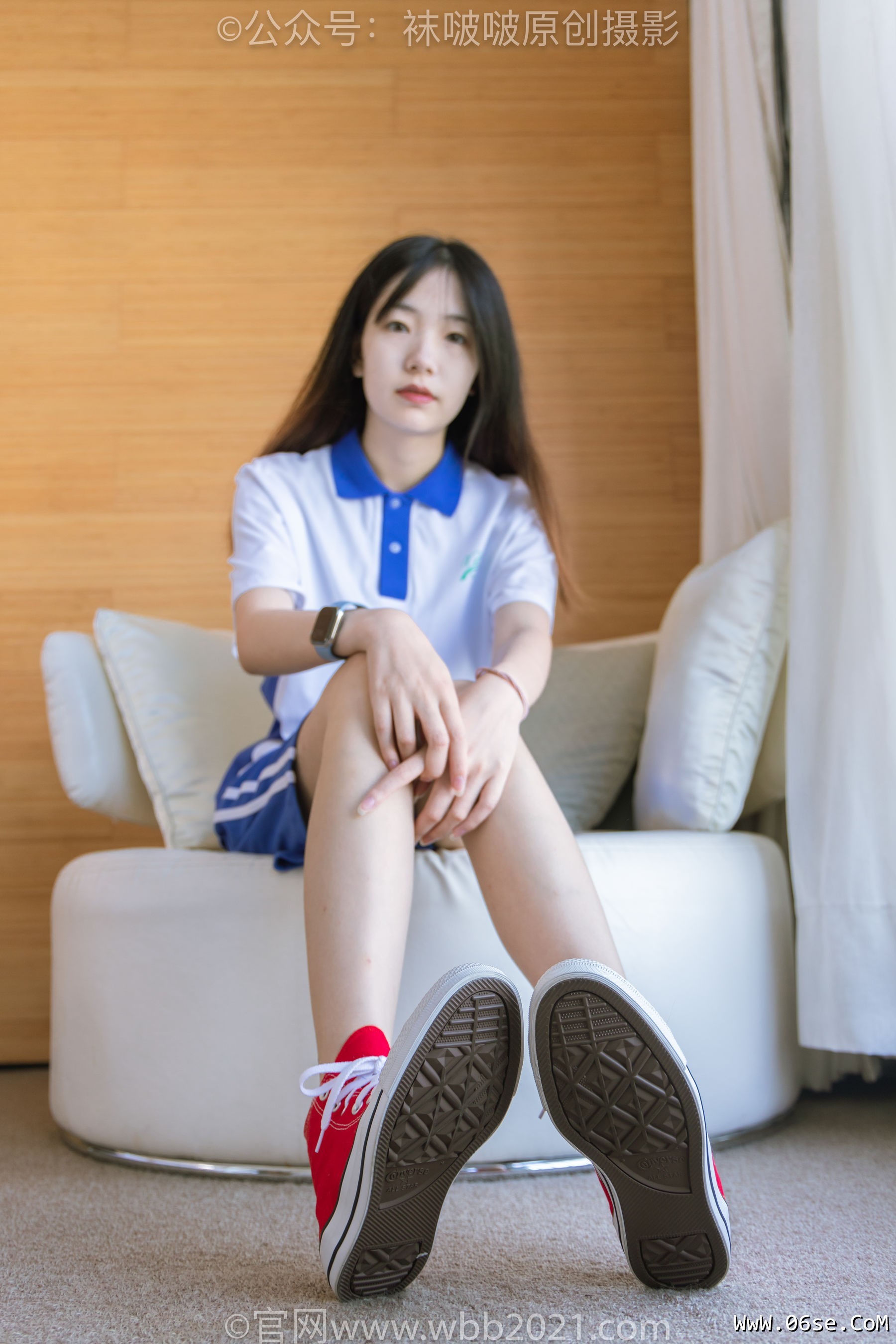 图片[58]-BoBoSocks袜啵啵 No.336 小甜豆 -校服、帆布鞋、白棉袜、裸足[140P]-六色网