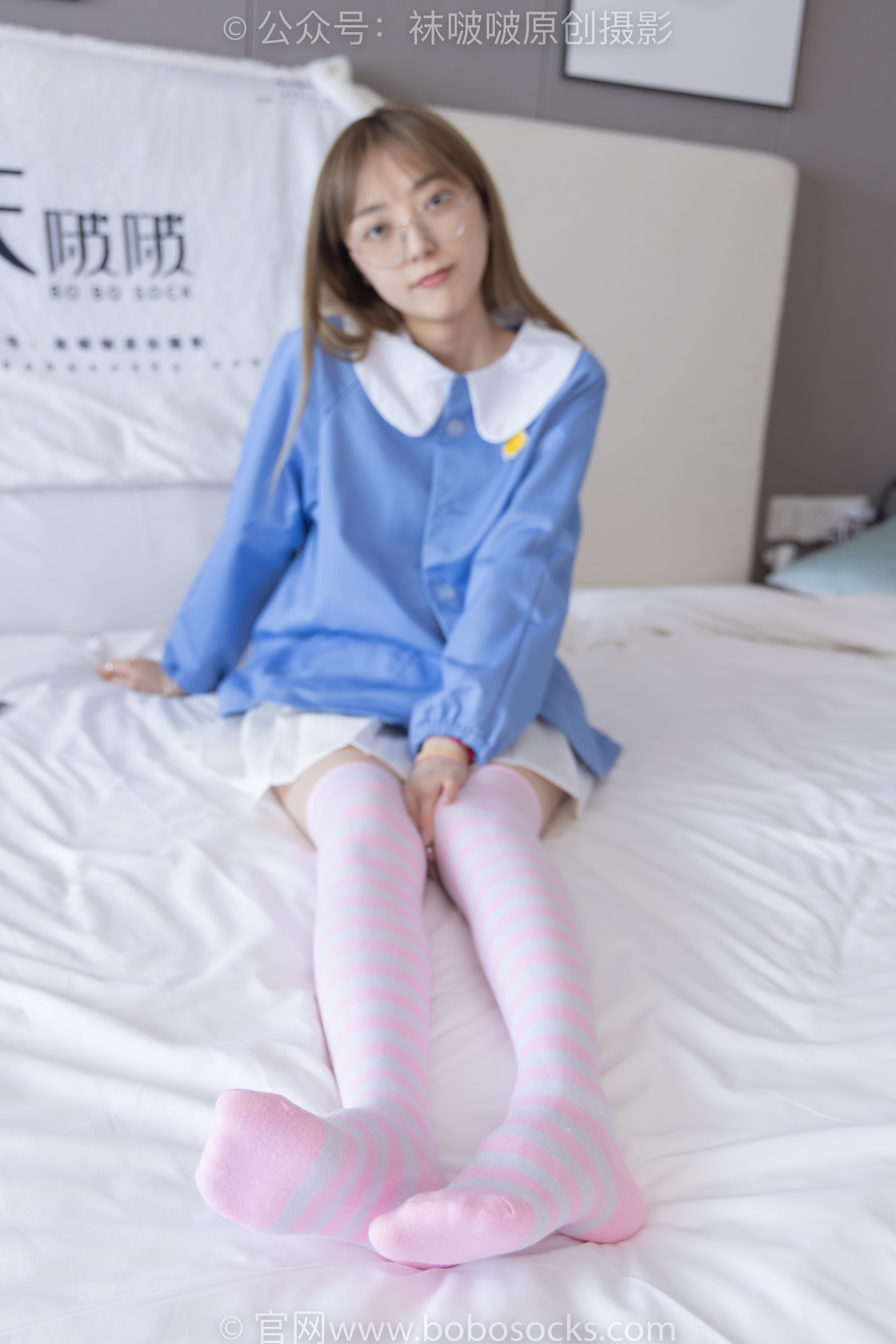 图片[4]-BoBoSocks袜啵啵 No.229 稚予-板鞋、皮鞋、两双大腿袜[155P]-六色网