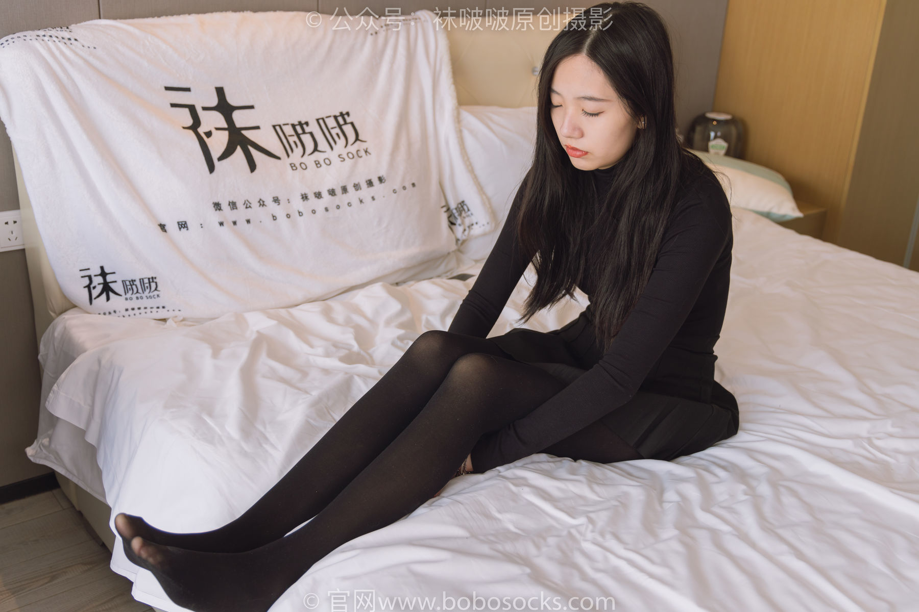 图片[22]-BoBoSocks袜啵啵 No.184 小甜豆-黑皮鞋、厚黑丝[140P]-六色网