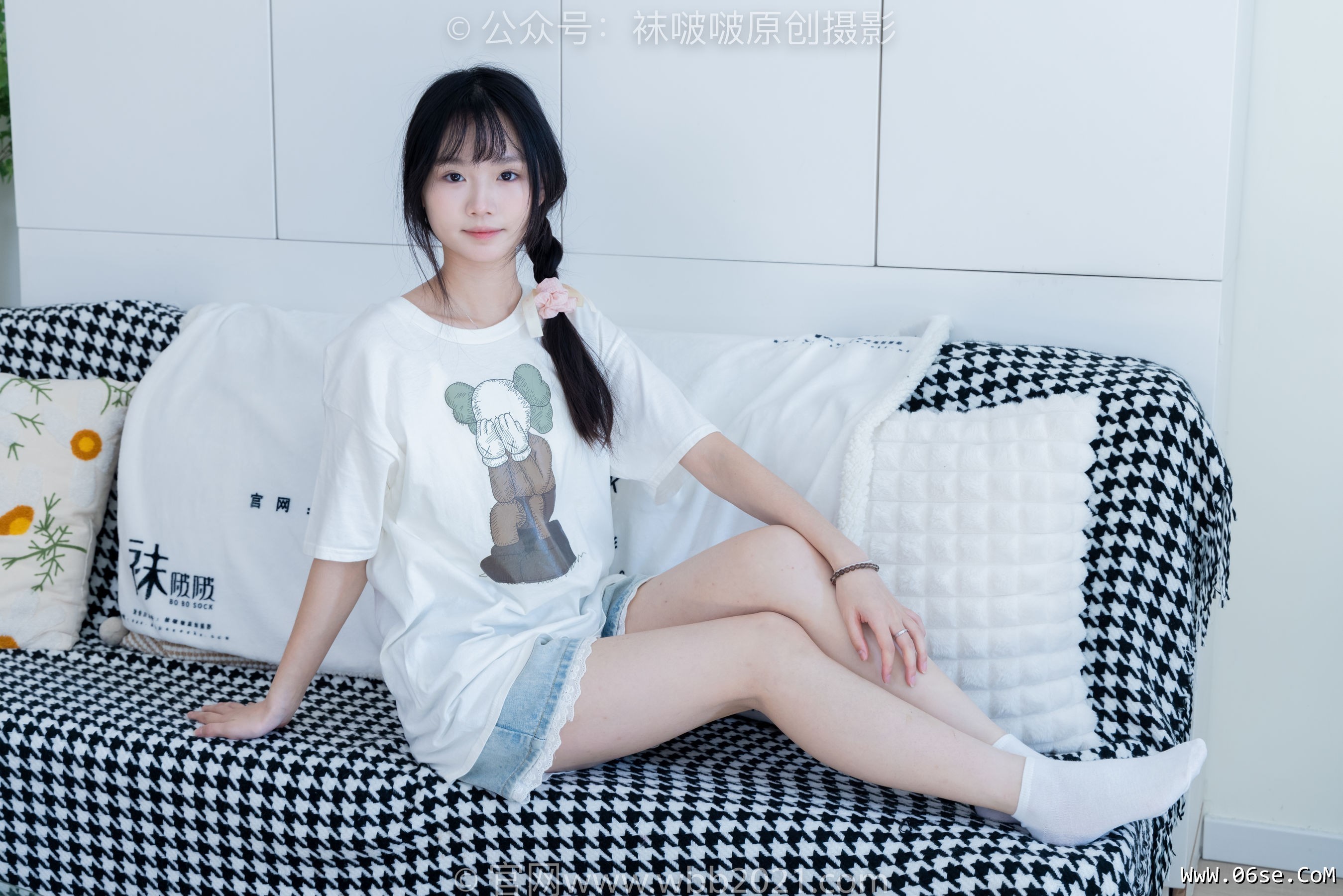 图片[95]-BoBoSocks袜啵啵 No.331 甜甜圈 -板鞋、白棉袜、裸足[144P]-六色网