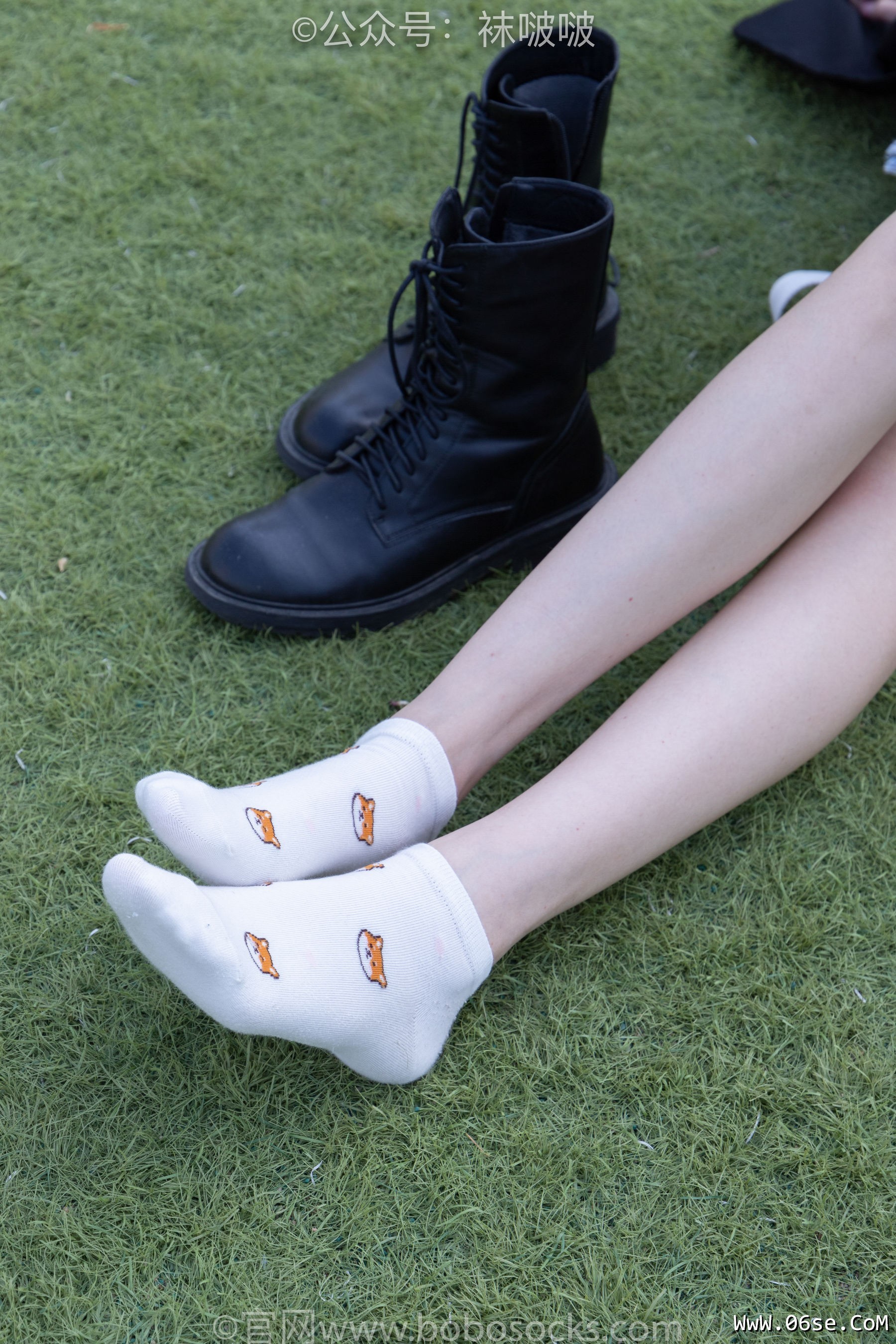 图片[58]-BoBoSocks袜啵啵 No.010 小甜豆-马丁靴、白色短棉袜、裸足[117P]-六色网