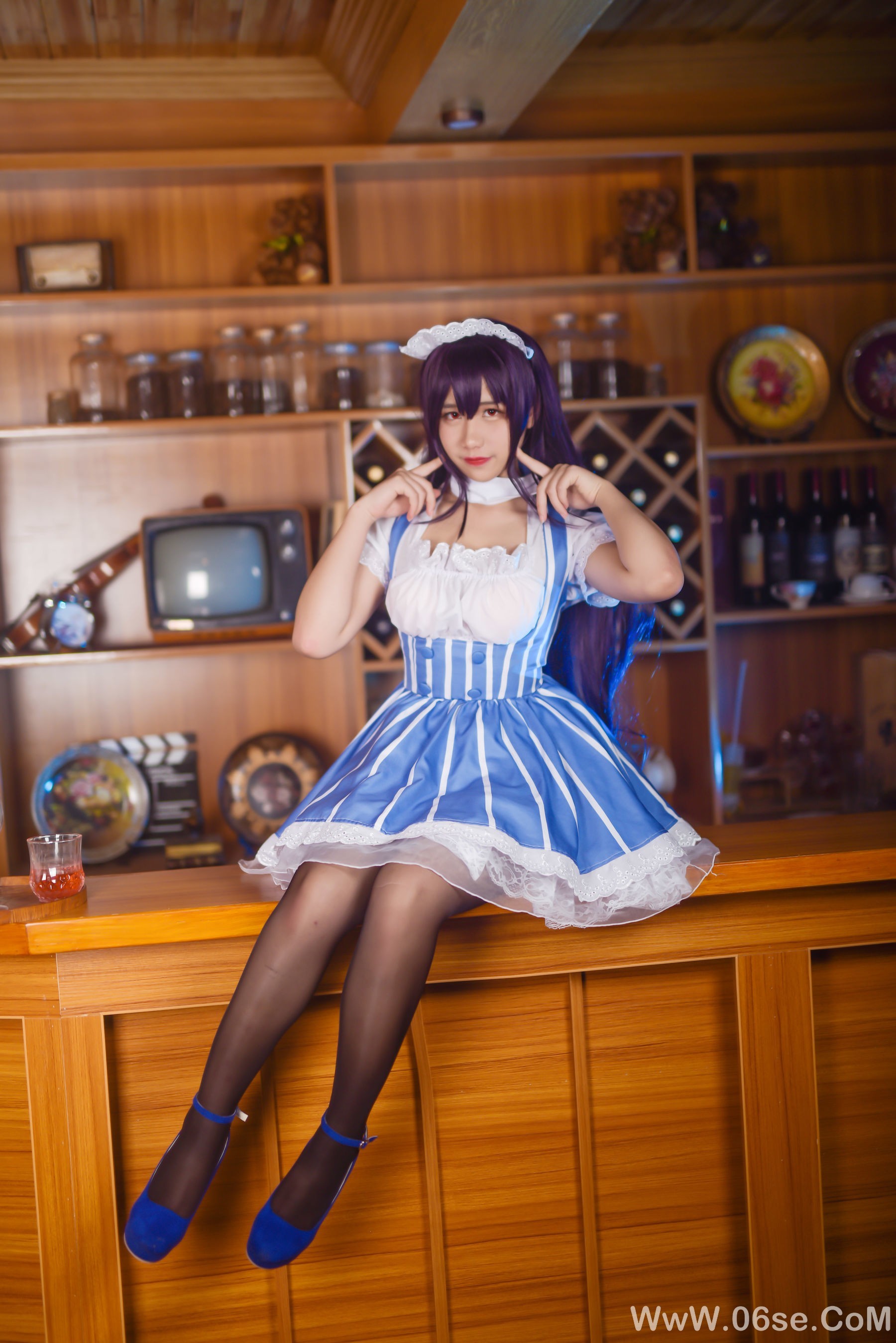 图片[34]-动漫博主九曲Jean 加藤惠女仆[34P]-六色网