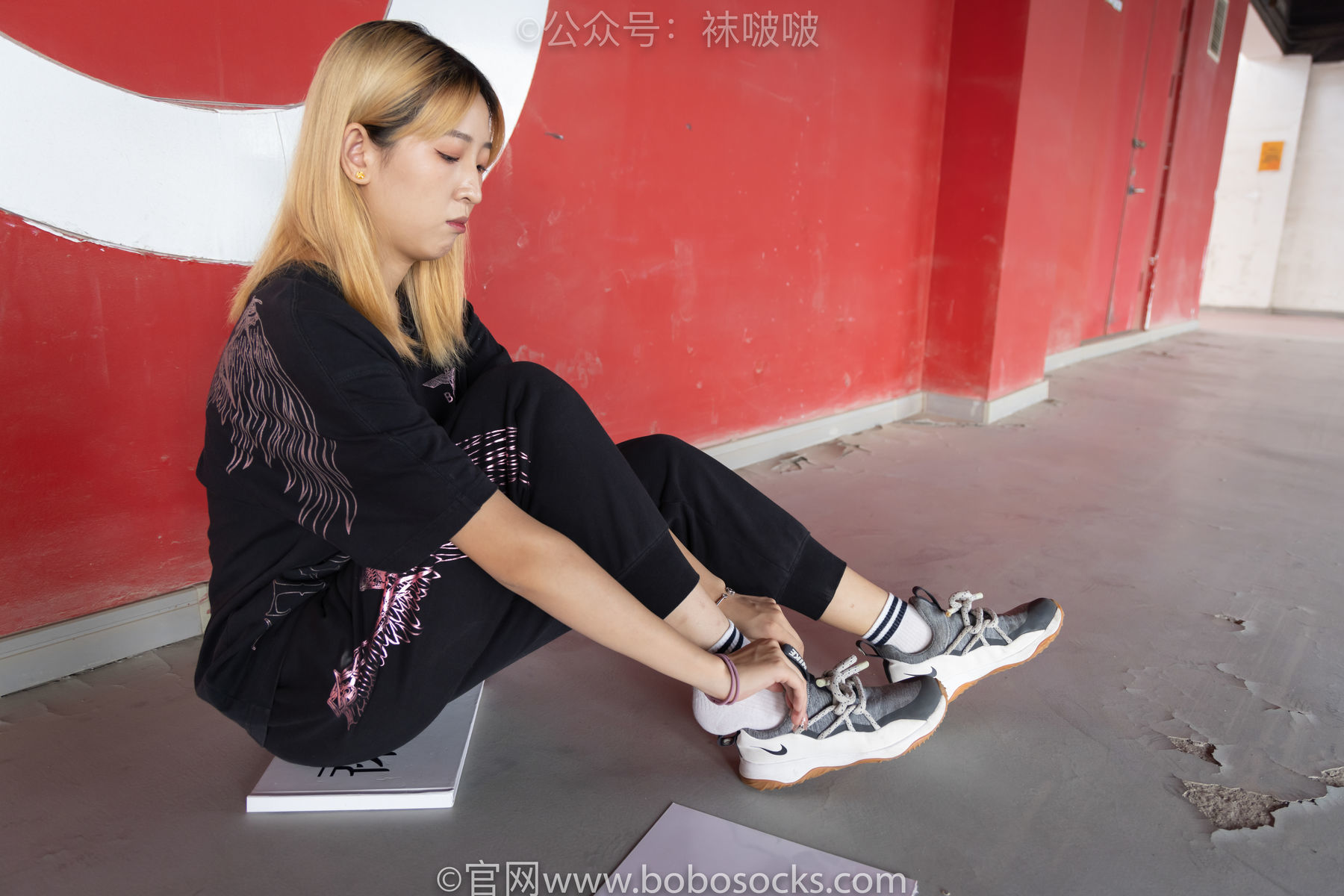 图片[134]-BoBoSocks袜啵啵 No.018 木木-运动鞋、白棉袜、裸足[136P]-六色网