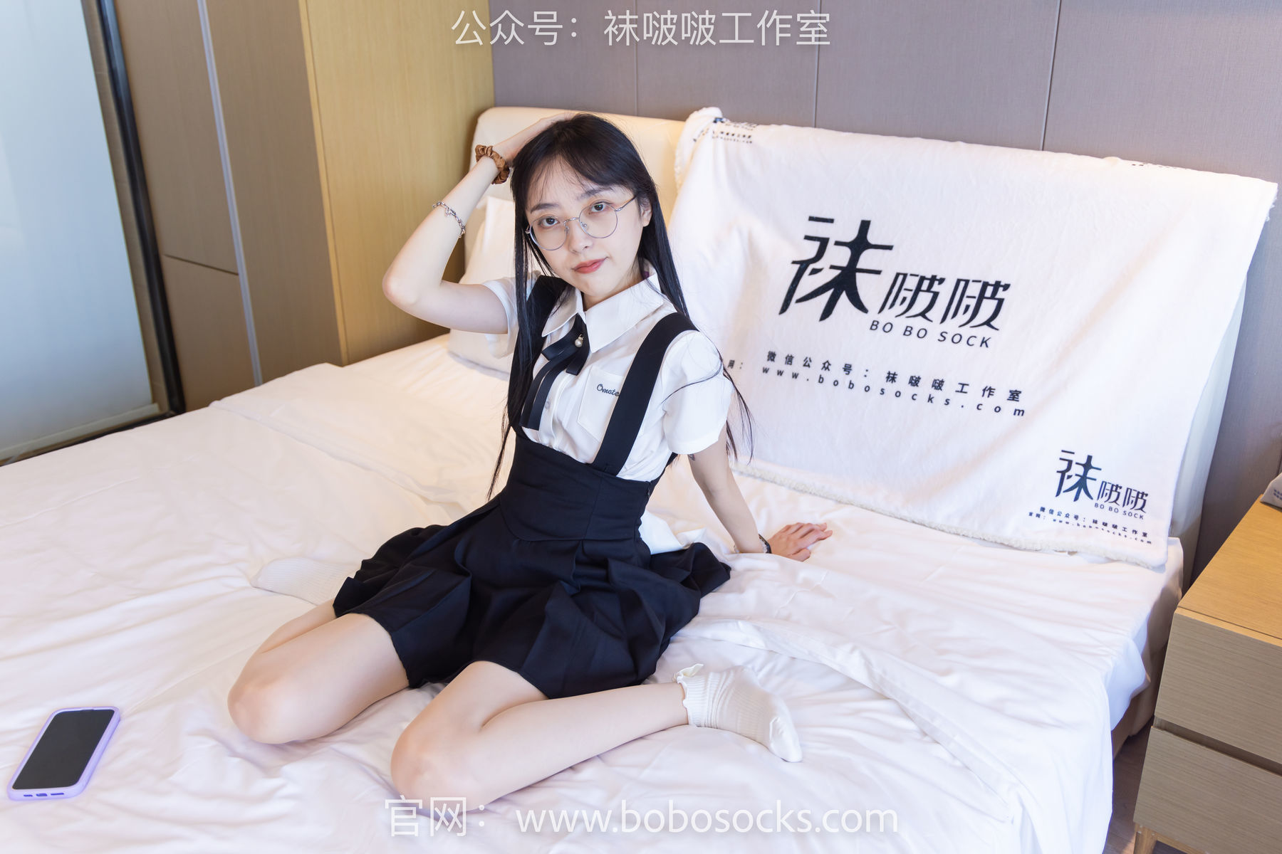 图片[112]-BoBoSocks袜啵啵 No.121 稚予-高跟鞋、白棉袜、肉丝[140P]-六色网