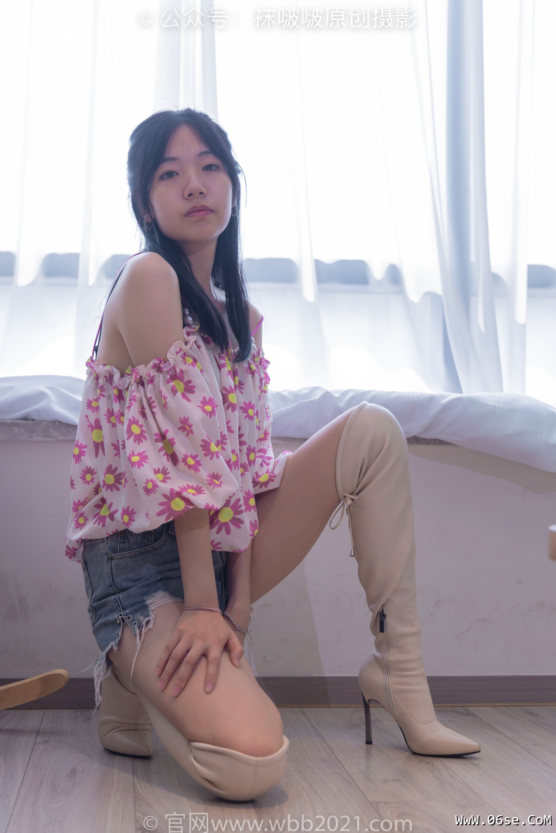 图片[122]-BoBoSocks袜啵啵 No.308 小甜豆 -长靴、白棉袜、裸足[170P]-六色网