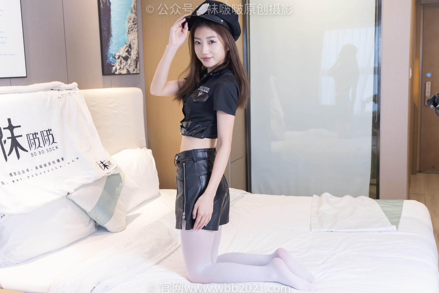 图片[137]-BoBoSocks袜啵啵 No.232 小沫-骑士靴、厚白丝、小女警[140P]-六色网
