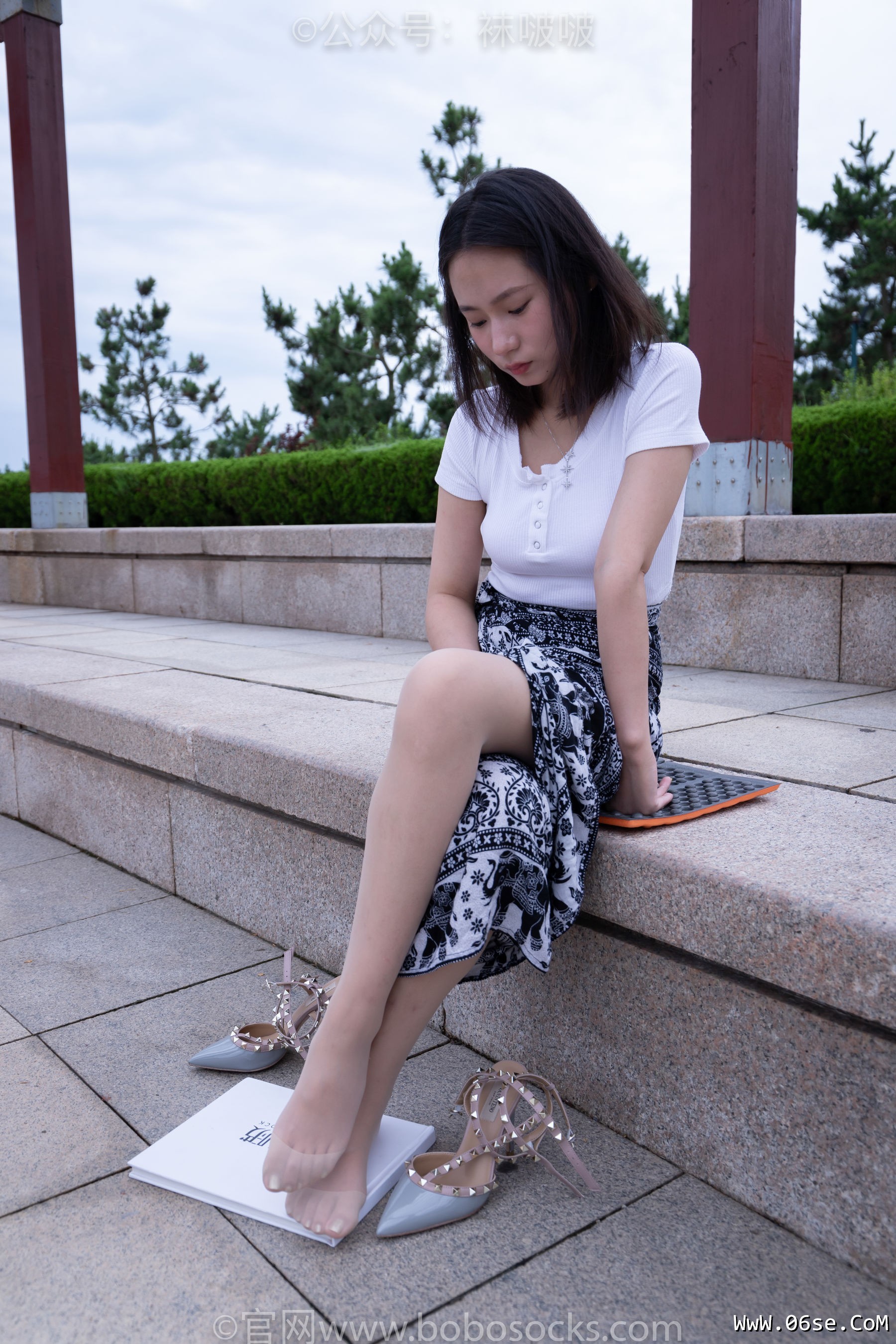 图片[95]-BoBoSocks袜啵啵 No.014 思思-华伦天奴高跟鞋、肉丝[140P]-六色网
