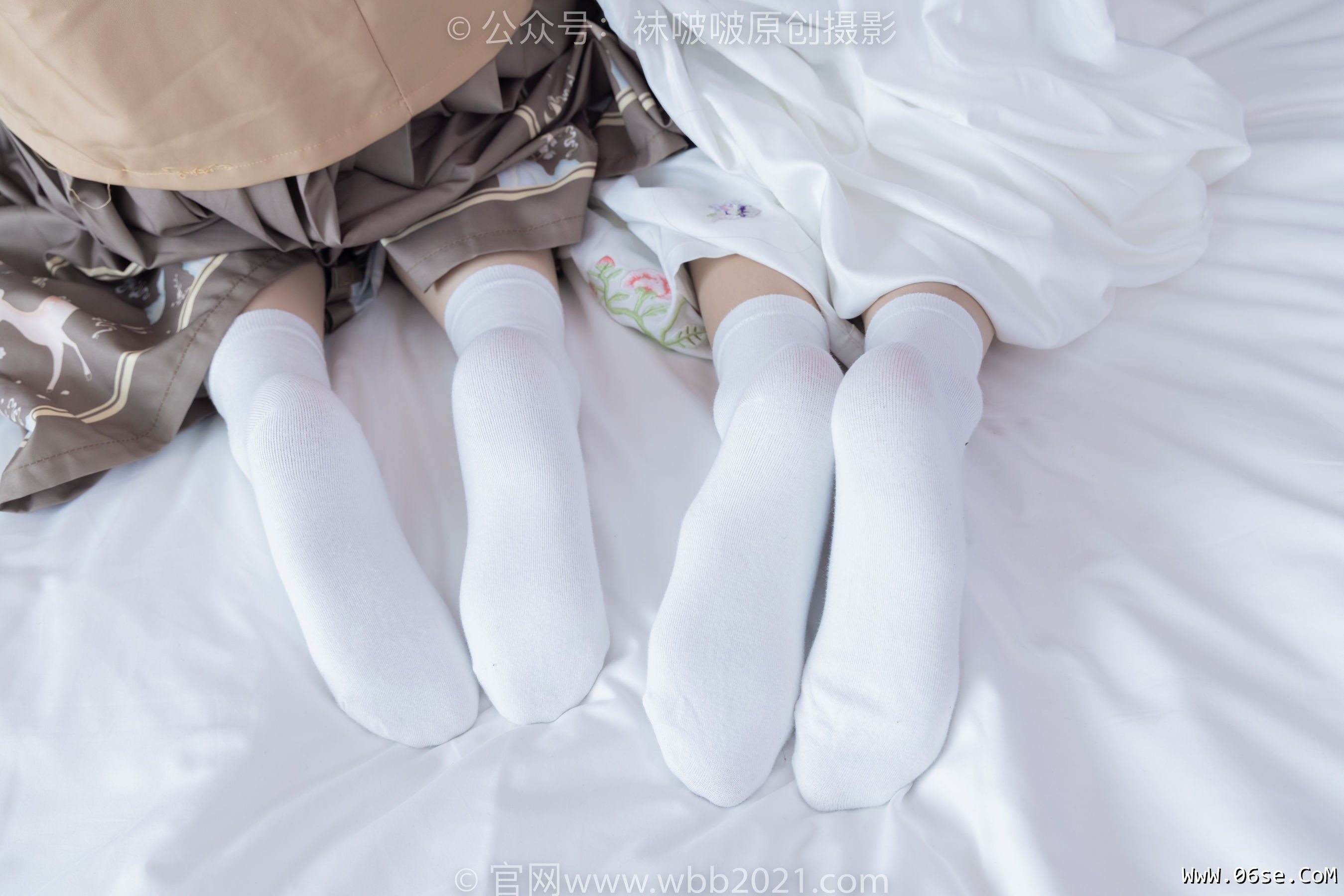 图片[157]-BoBoSocks袜啵啵 No.400 奶油&甜甜圈 -两双高跟鞋、白棉袜、肉丝[158P]-六色网