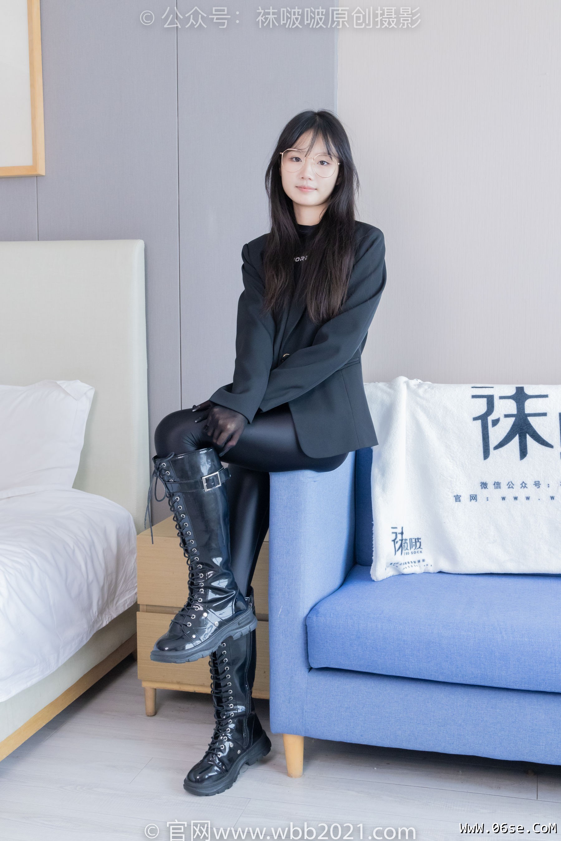 图片[46]-BoBoSocks袜啵啵 No.423 甜甜圈 -长靴、黑丝、连体衣裤里丝[145P]-六色网
