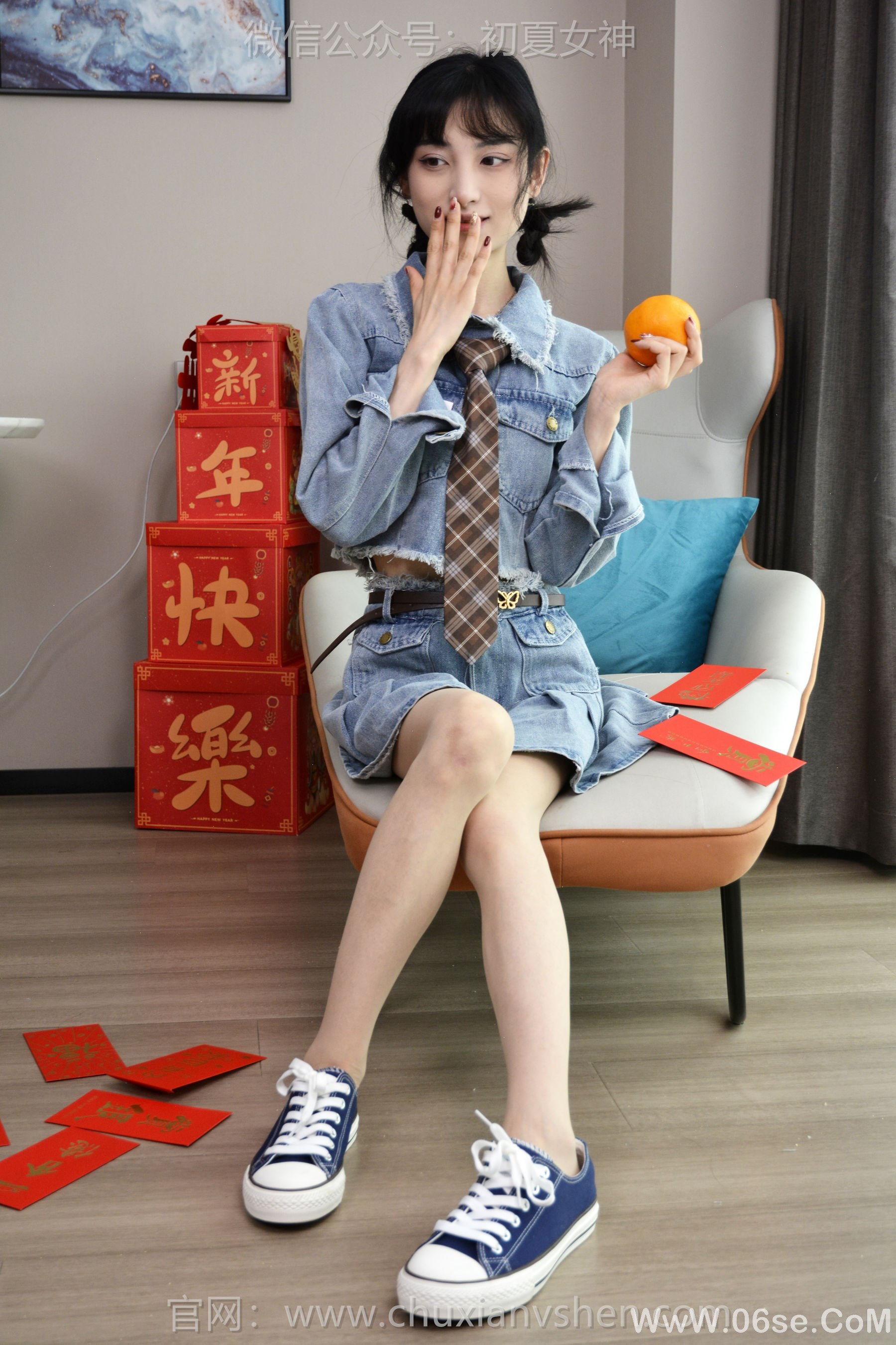 图片[114]-初夏女神 No.247 柒柒 浪漫牛仔[140P]-六色网