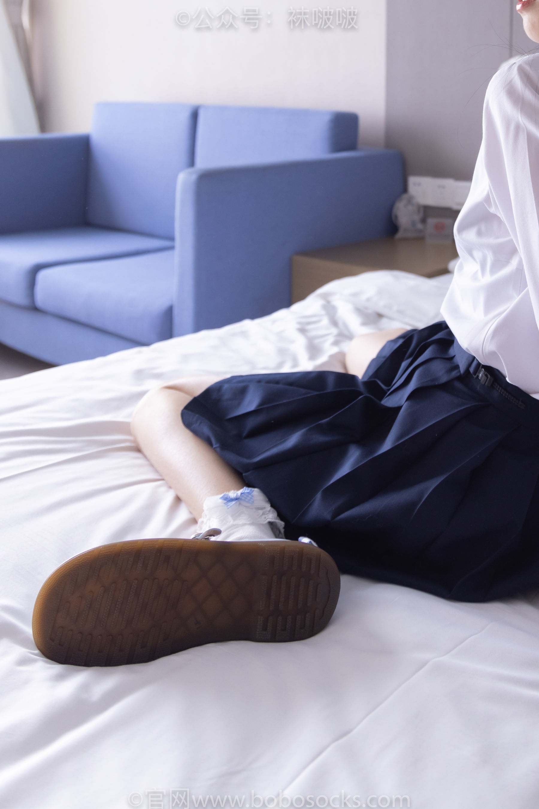 图片[21]-BoBoSocks袜啵啵 No.070 稚予-皮鞋、拖鞋、过膝袜、白棉袜[148P]-六色网