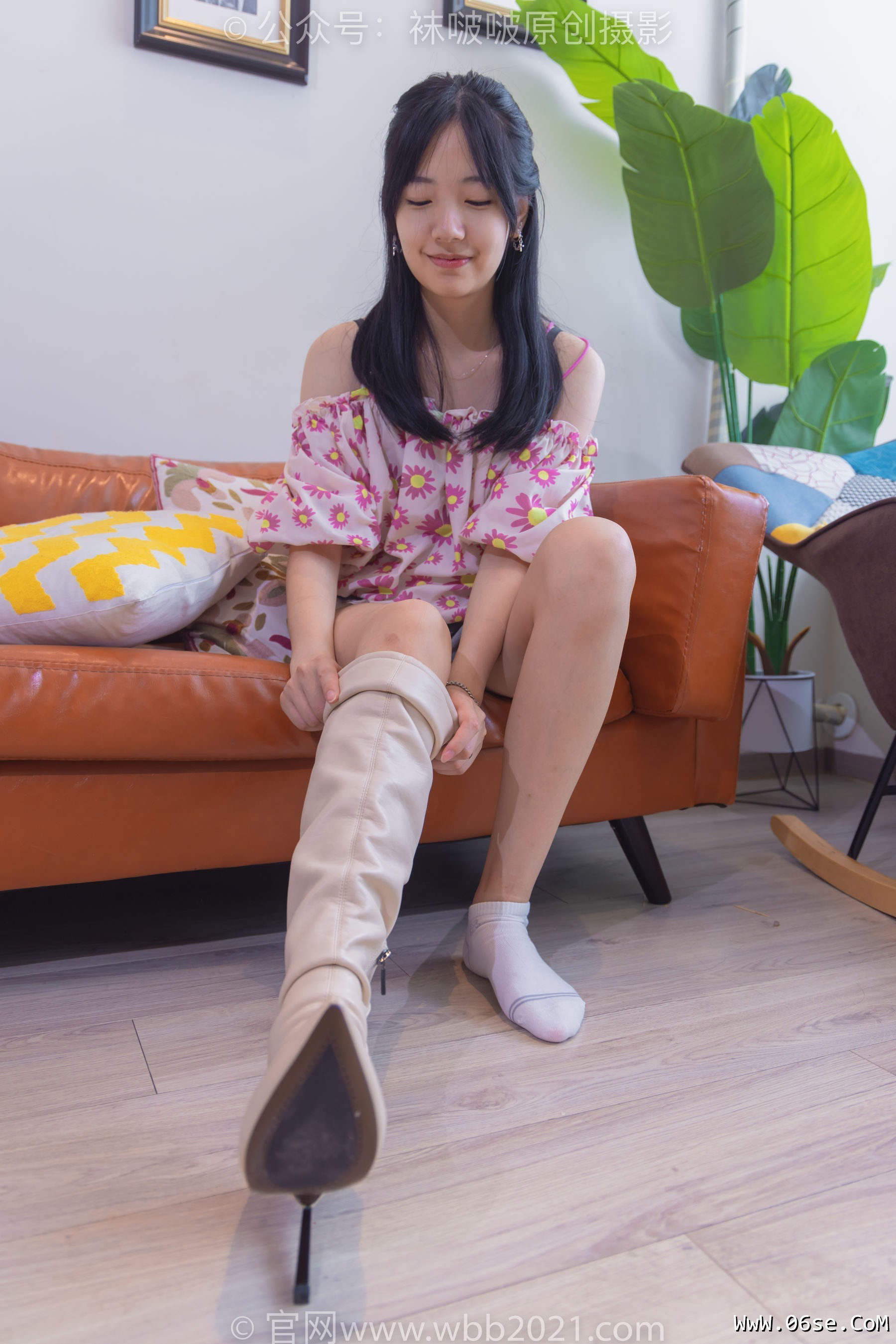 图片[159]-BoBoSocks袜啵啵 No.308 小甜豆 -长靴、白棉袜、裸足[170P]-六色网