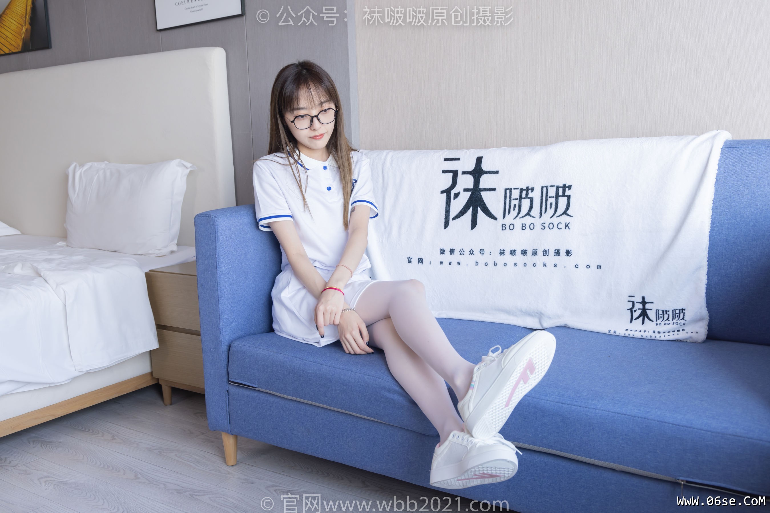 图片[82]-BoBoSocks袜啵啵 No.344 稚予 -板鞋、平底鞋、白丝[150P]-六色网