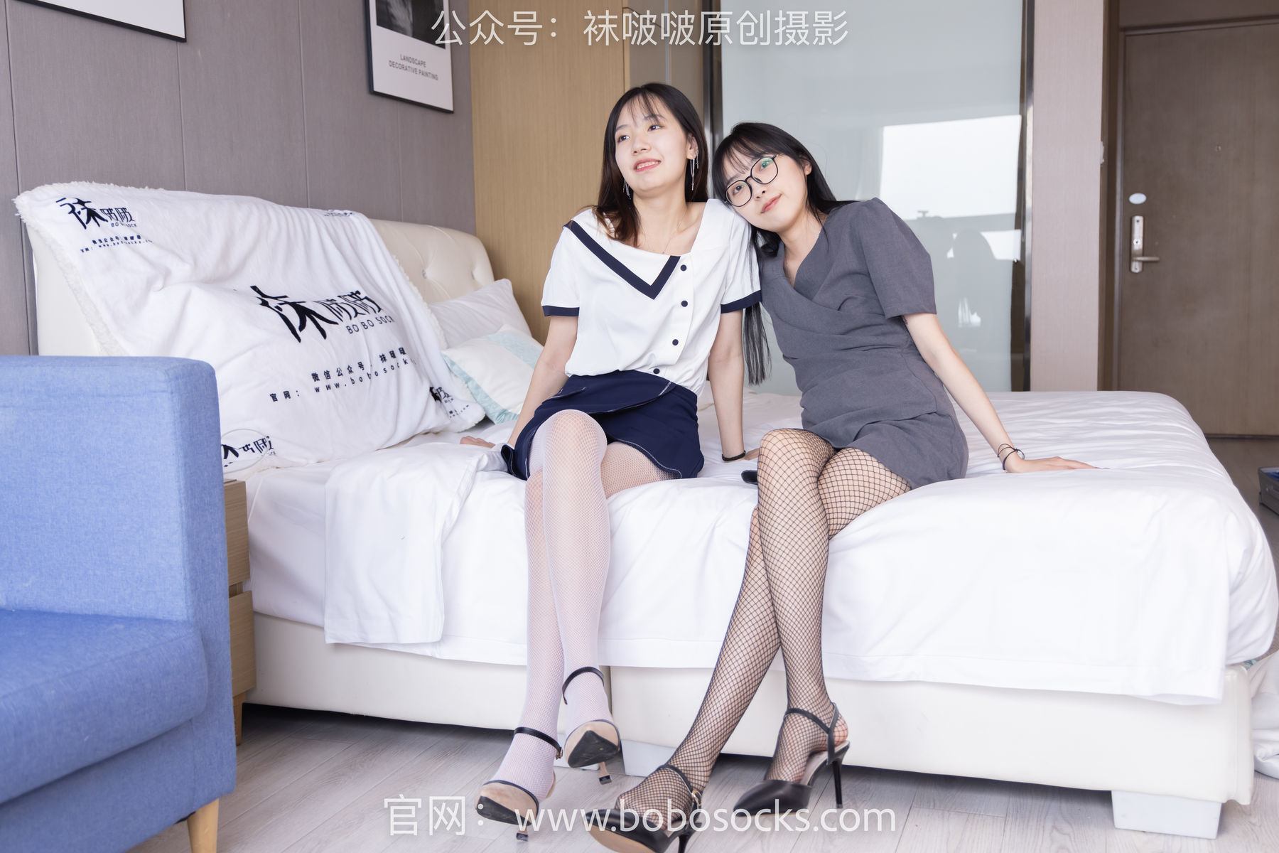 图片[73]-BoBoSocks袜啵啵 No.156 小甜豆稚予-高跟凉鞋、黑渔网袜、白渔网袜、珠光咖丝肉丝[138P]-六色网