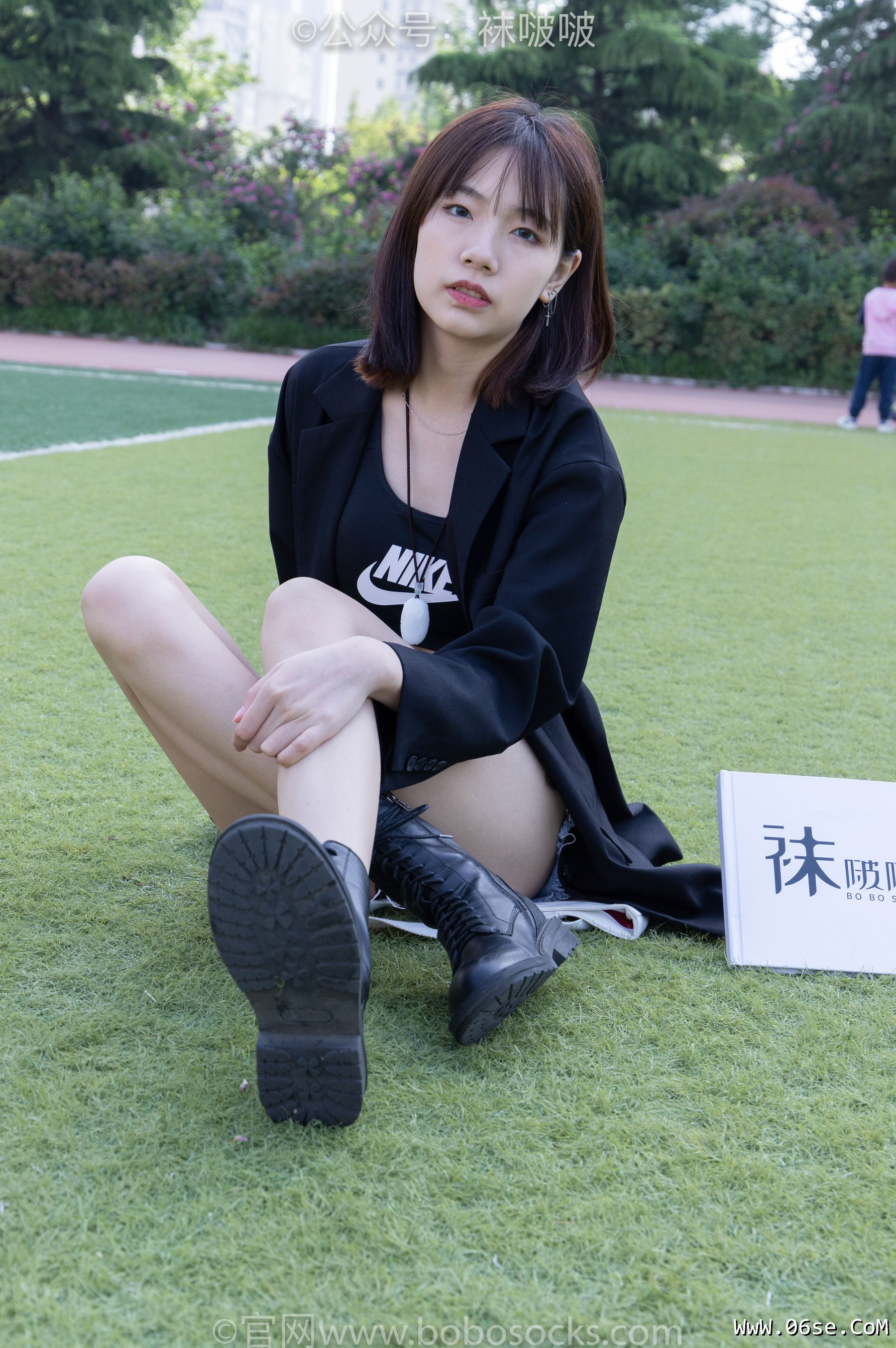 图片[117]-BoBoSocks袜啵啵 No.010 小甜豆-马丁靴、白色短棉袜、裸足[117P]-六色网