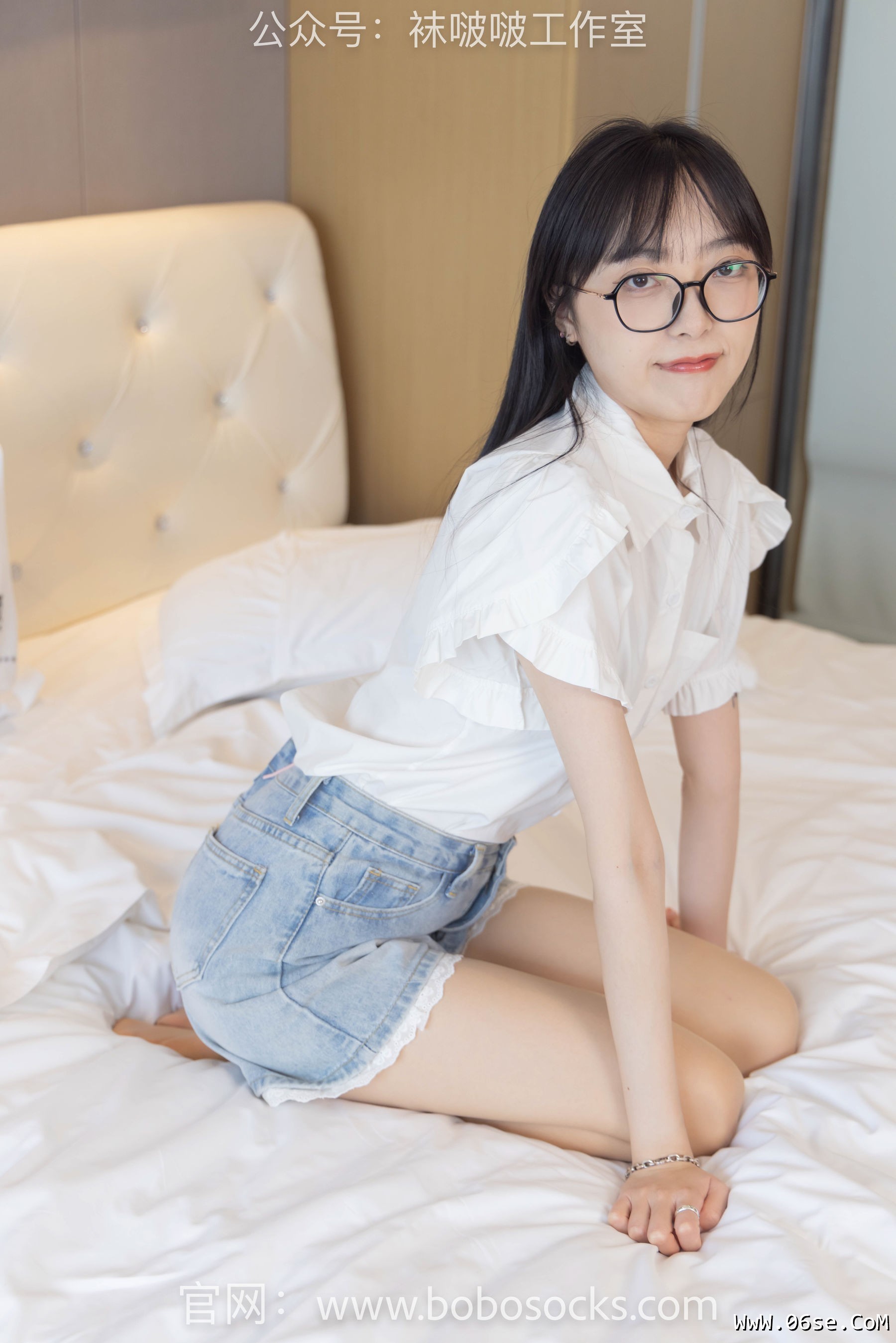 图片[133]-BoBoSocks袜啵啵 No.097 稚予-板鞋、玻璃丝短袜、肉丝[140P]-六色网