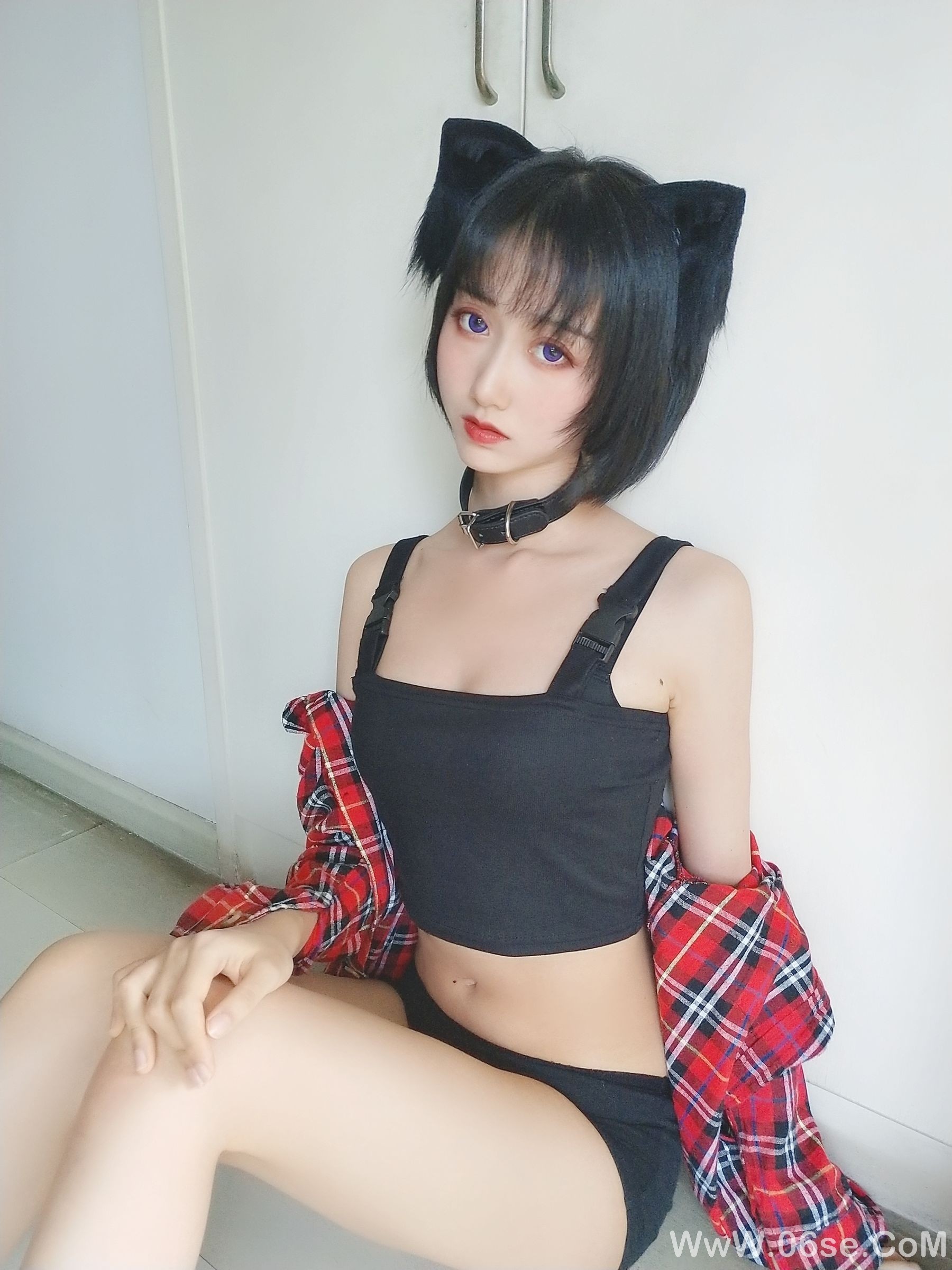 图片[29]-萌系小姐姐木绵绵OwO 不良猫[44P]-六色网