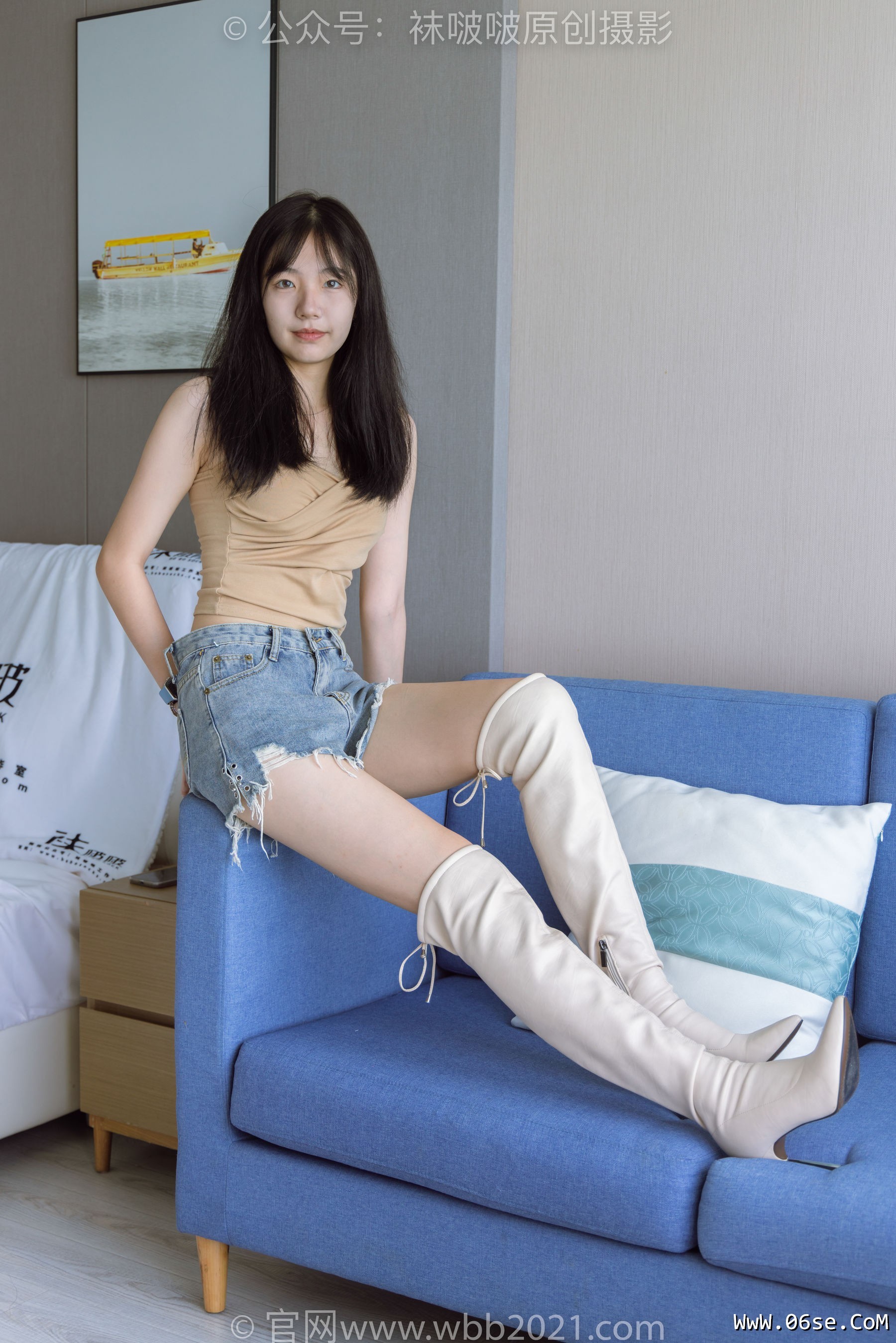 图片[93]-BoBoSocks袜啵啵 No.441 小甜豆 -高跟长靴、白棉袜、裸足[179P]-六色网