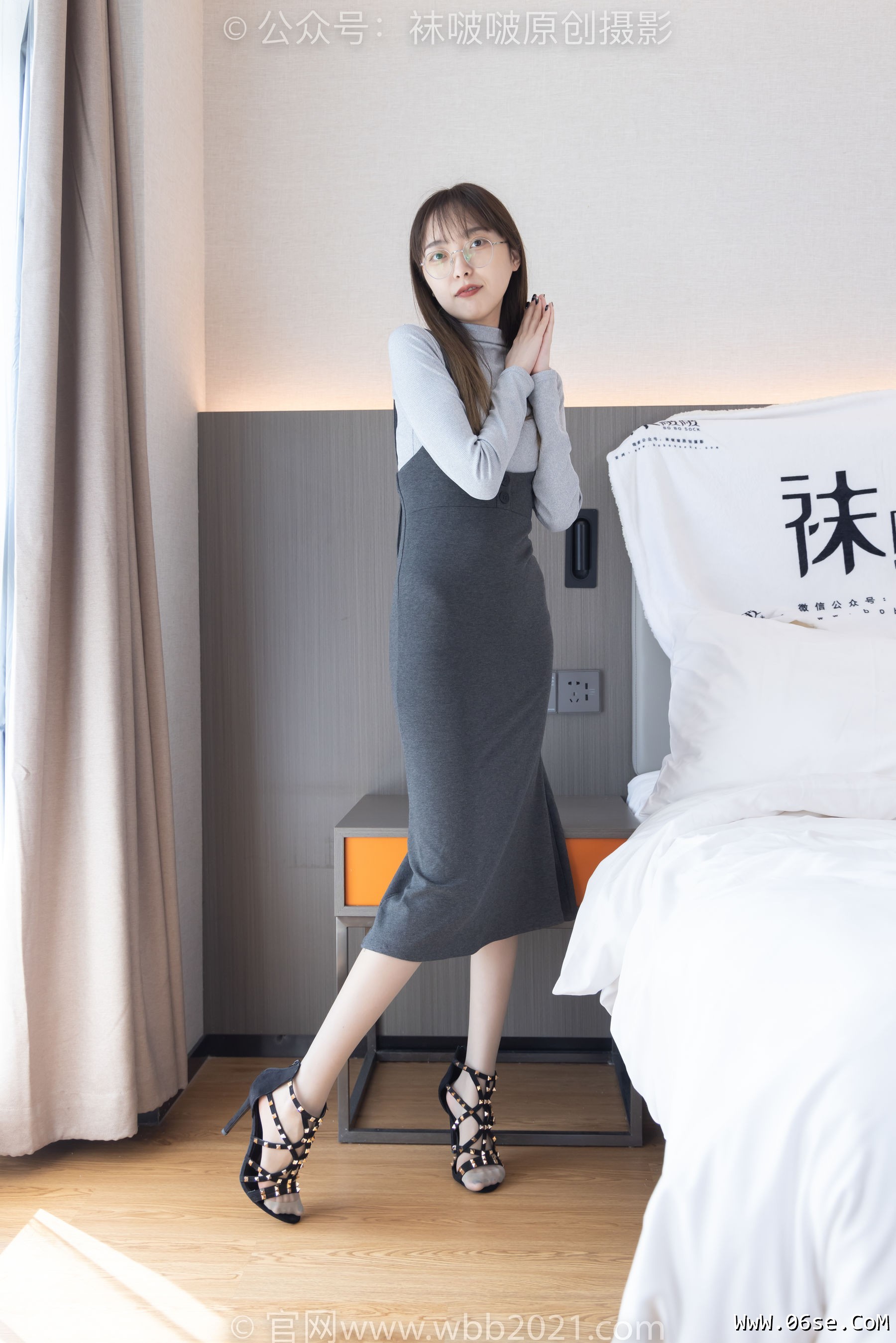 BoBoSocks袜啵啵 No.309 稚予 -两双高跟鞋、灰丝、白丝、裸足、踩奶油蛋糕剧情[180P]-六色网