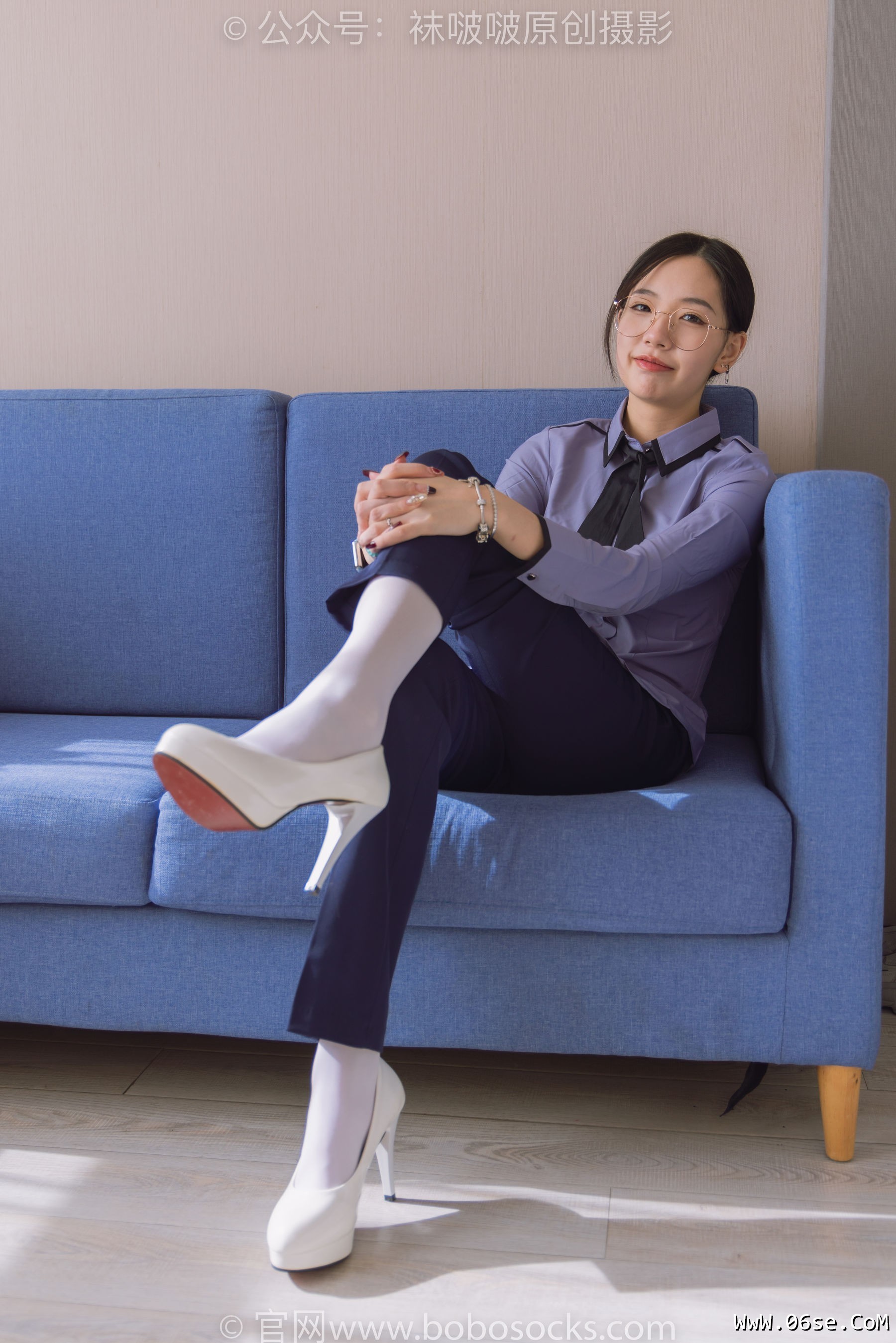 图片[71]-BoBoSocks袜啵啵 No.178 小甜豆-高跟鞋、厚白丝、ol风裤里丝[140P]-六色网