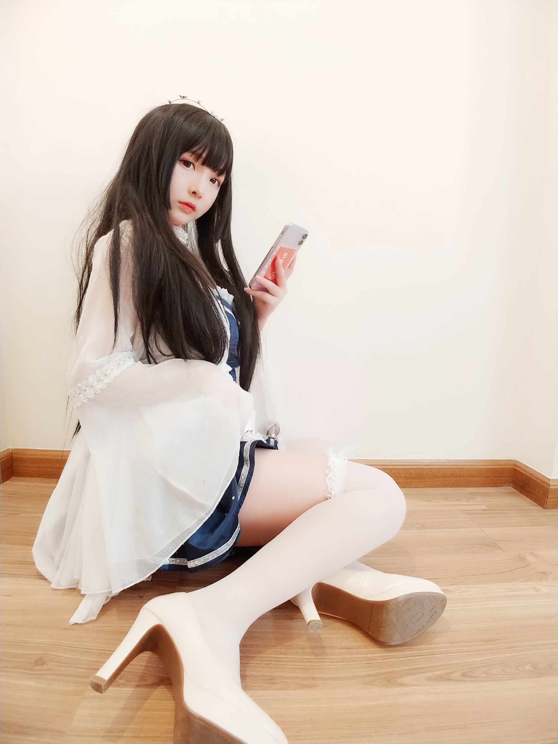 图片[20]-二次元美女古川kagura 白丝[44P]-六色网