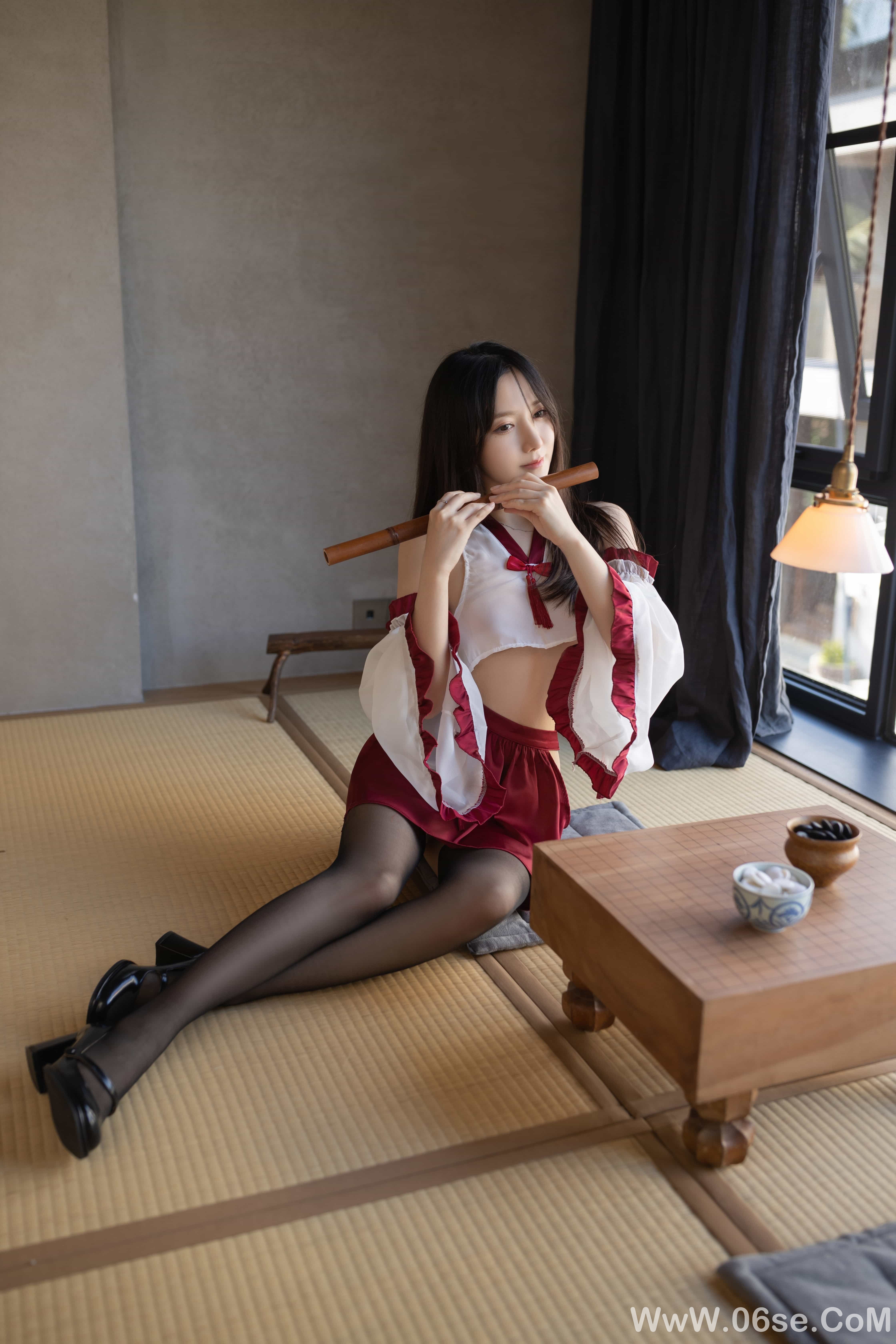 图片[43]-秀人名模鱼子酱Fish内部私购未上架《竹子巫》写真[120P]-六色网