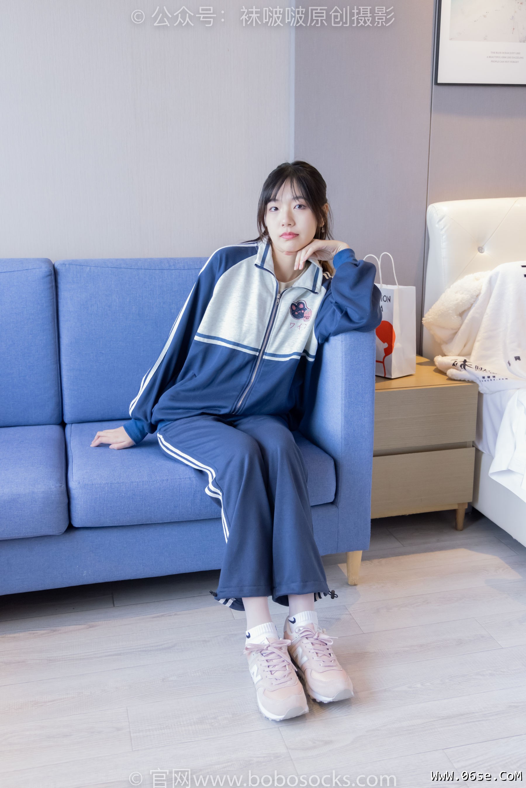 图片[2]-BoBoSocks袜啵啵 No.226 小甜豆-运动鞋、白棉袜、白丝[140P]-六色网