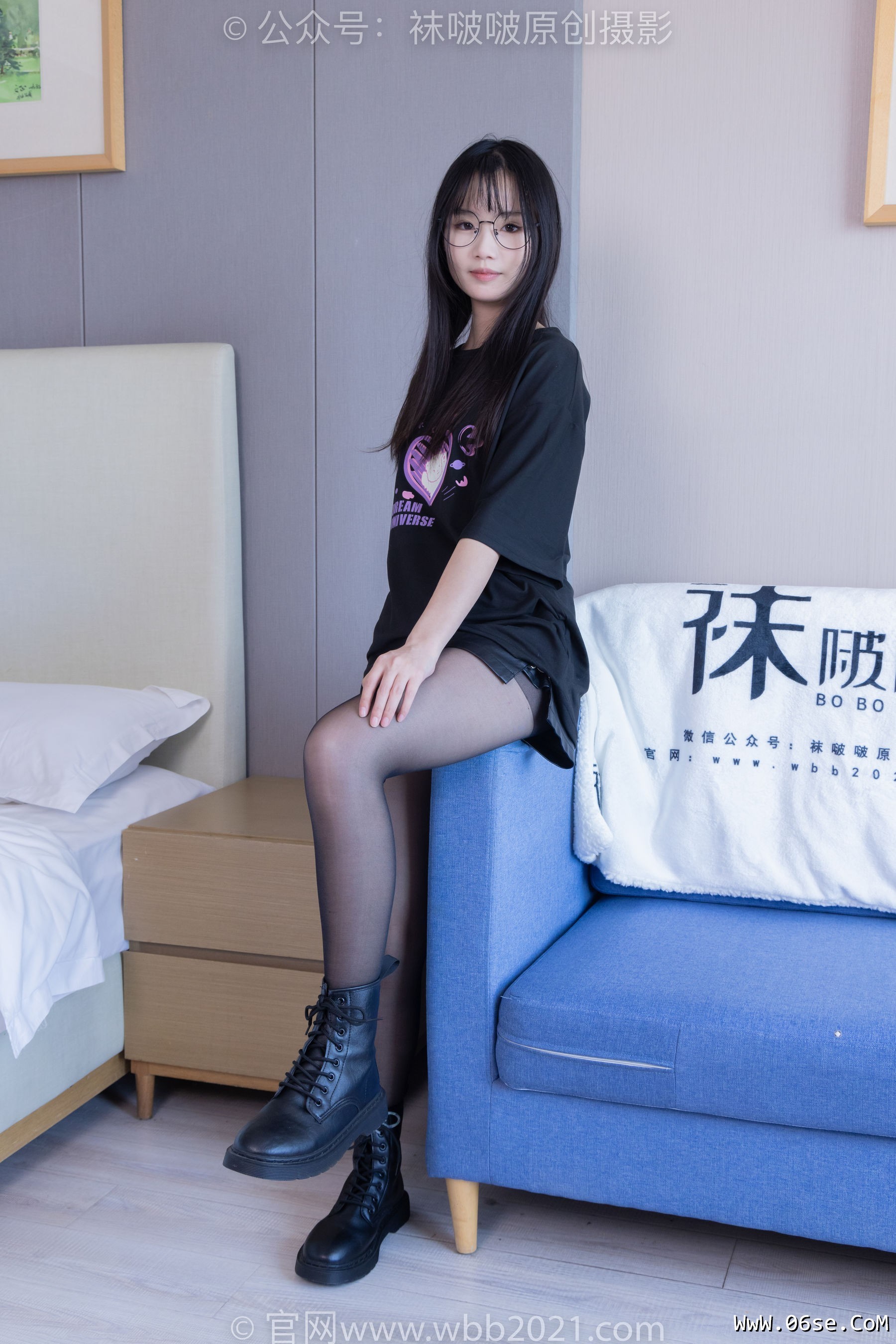 图片[98]-BoBoSocks袜啵啵 No.406 甜甜圈 -马丁靴、黑丝[150P]-六色网