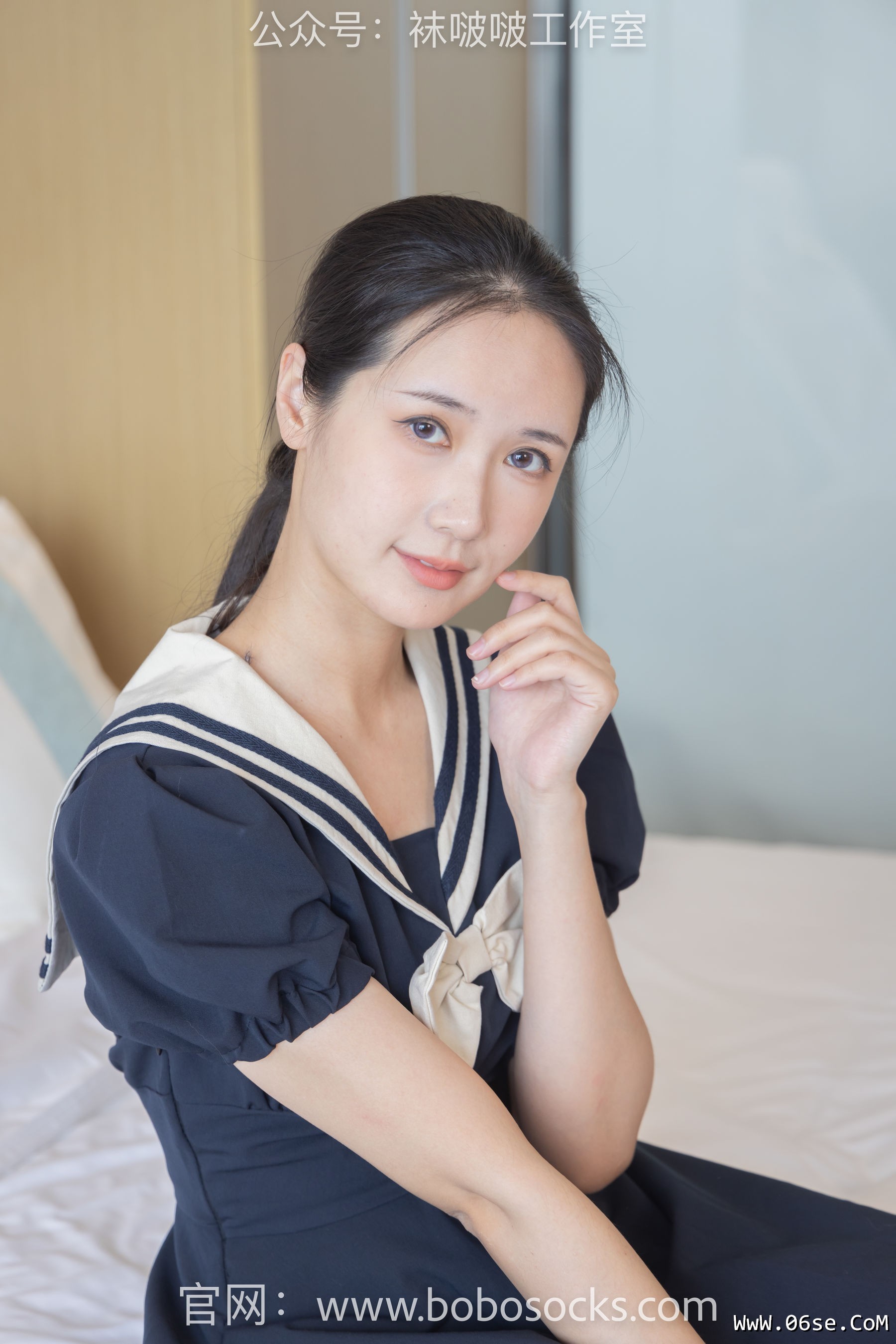 图片[50]-BoBoSocks袜啵啵 No.107 小安-平底鞋、白棉袜、肉丝[140P]-六色网