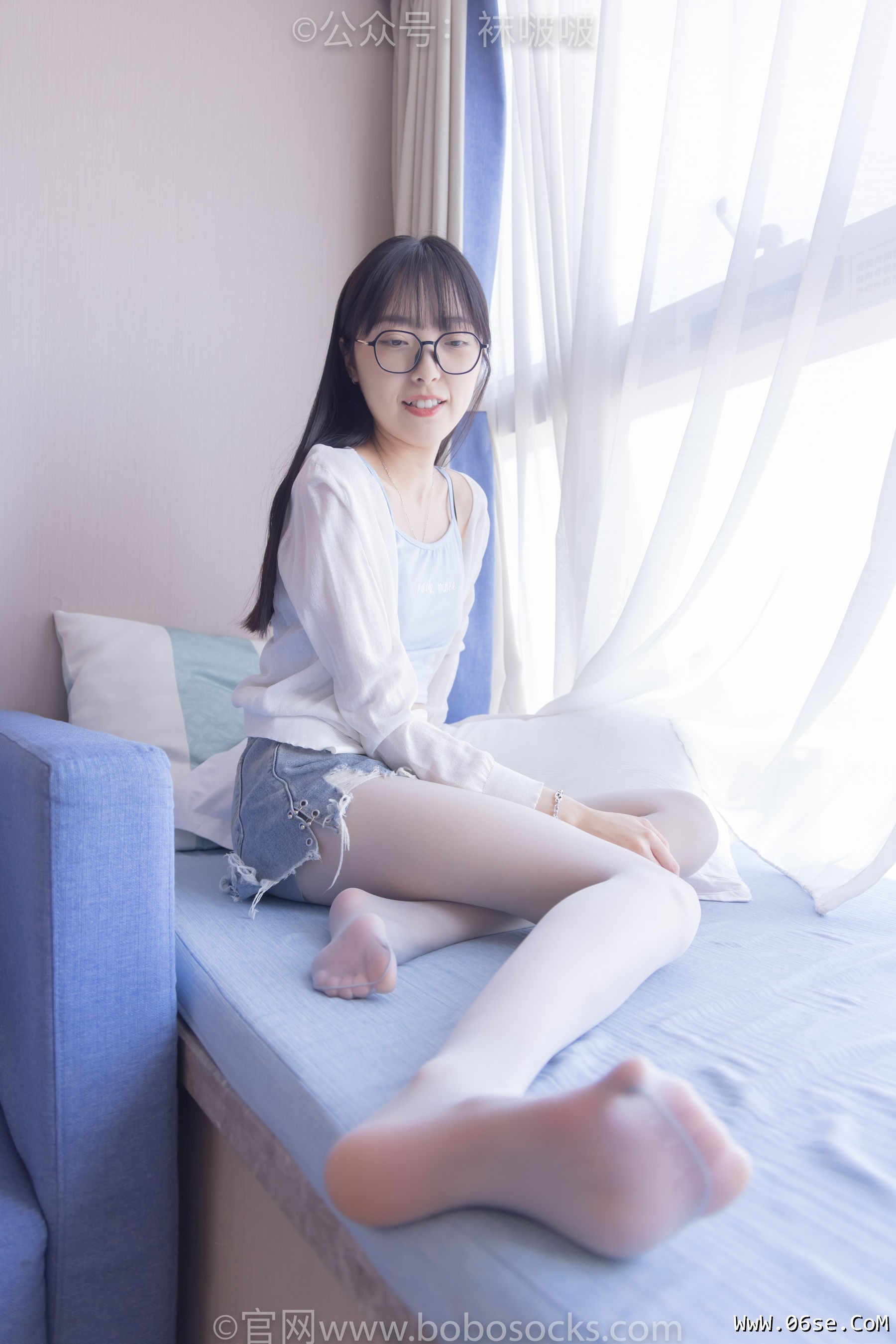 图片[136]-BoBoSocks袜啵啵 No.083 稚予-高跟鞋、凉鞋、白丝、裸足涂白色指甲油剧情[140P]-六色网