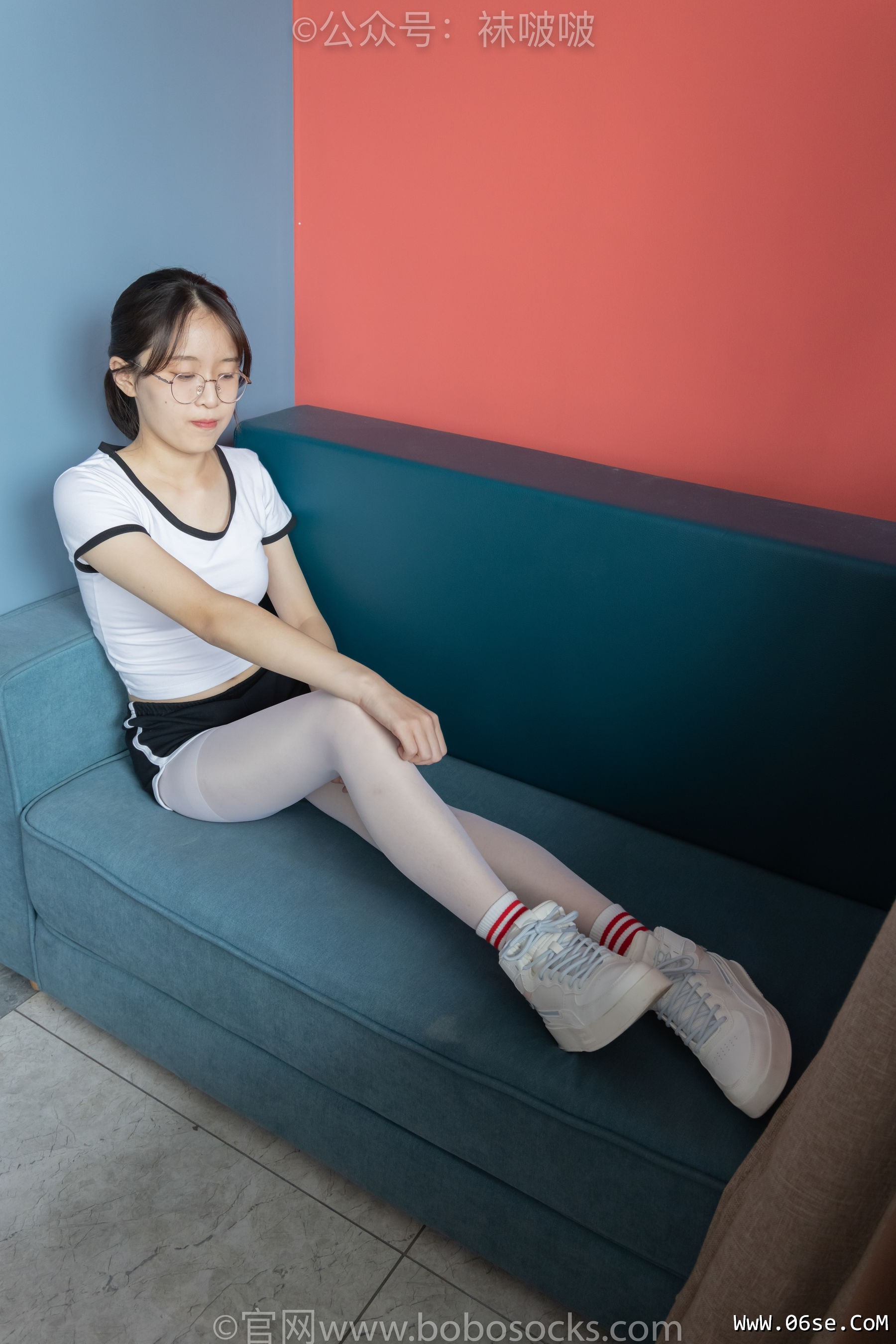 图片[24]-BoBoSocks袜啵啵 积分限定作品004 熊熊-板鞋、白棉袜、白丝[139P]-六色网