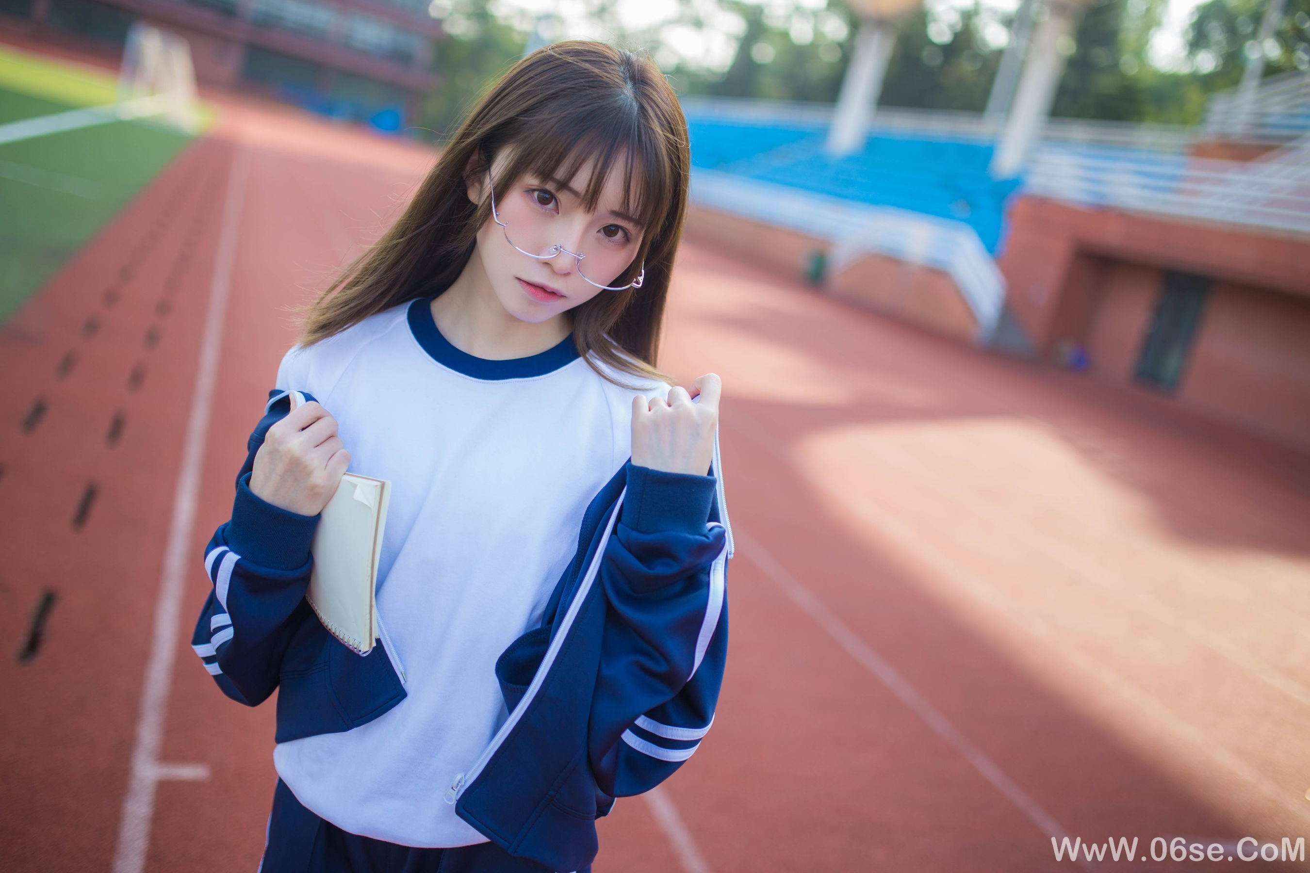 图片[13]-动漫博主Kitaro_绮太郎 蓝色运动服女孩[13P]-六色网