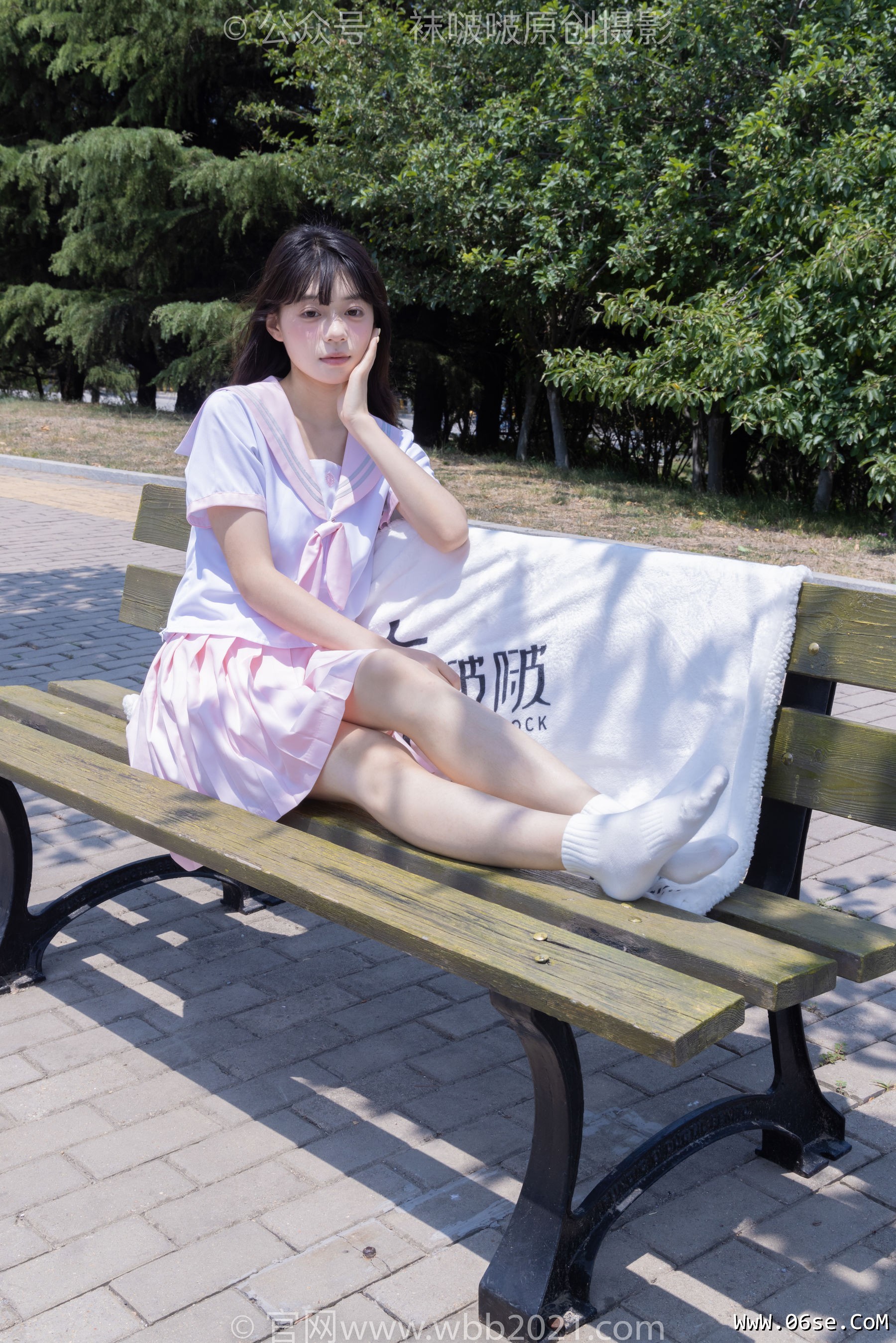 图片[108]-BoBoSocks袜啵啵 No.399 糯米 -皮鞋、白棉袜、jk制服[145P]-六色网