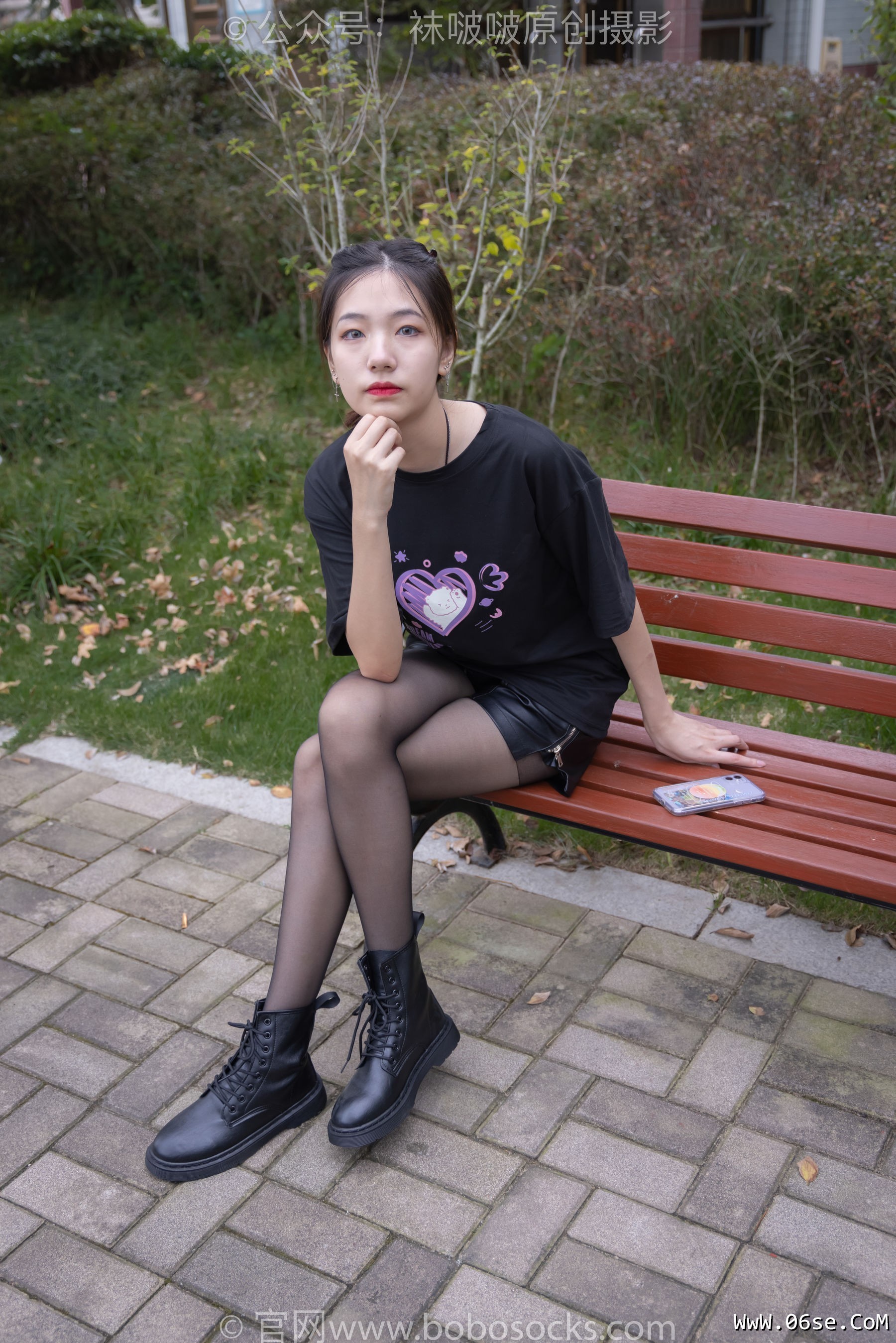 图片[41]-BoBoSocks袜啵啵 No.221 小甜豆-马丁靴、黑丝[133P]-六色网