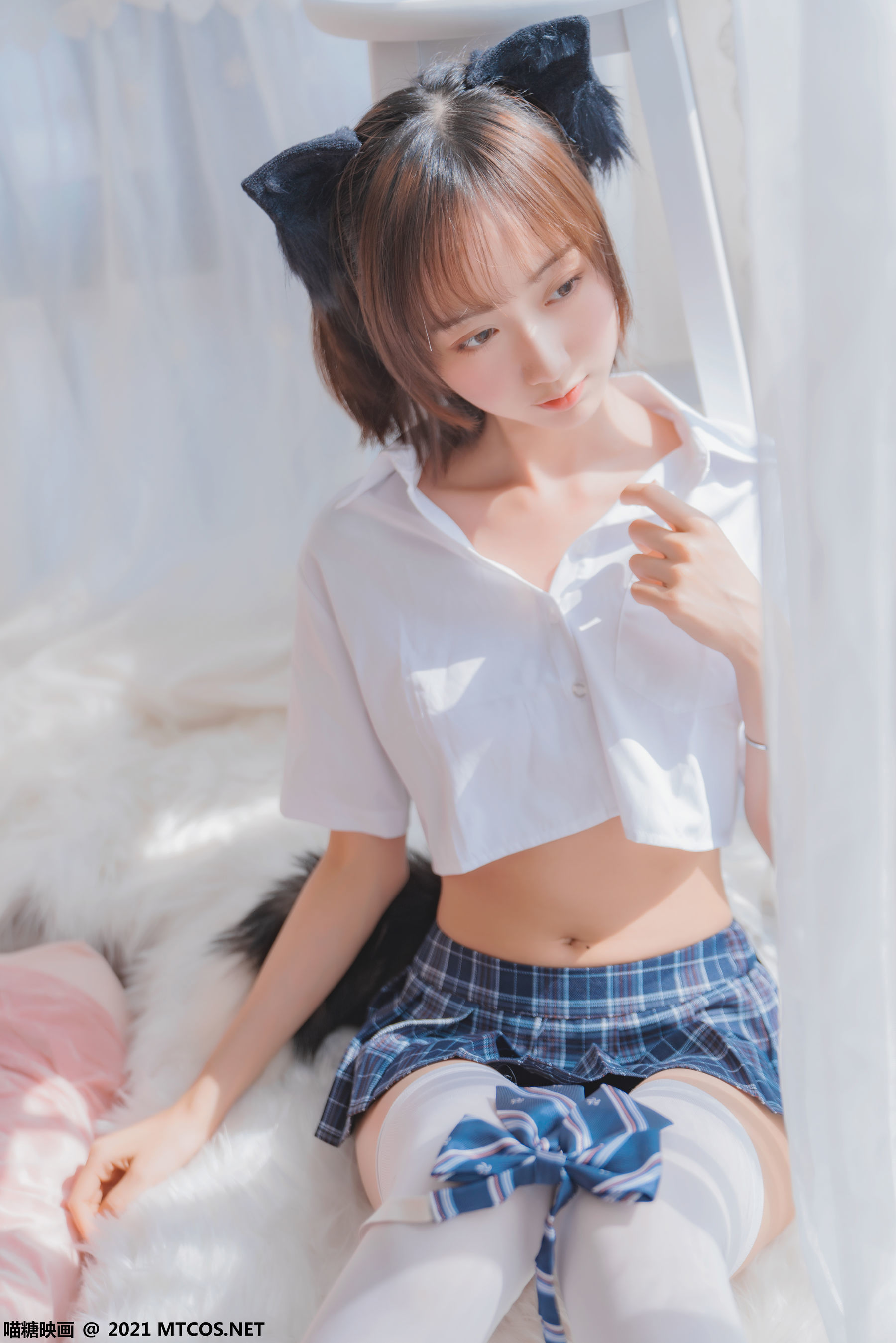 图片[19]-喵糖映画 VOL.436 猫儿少女 [33P]-六色网