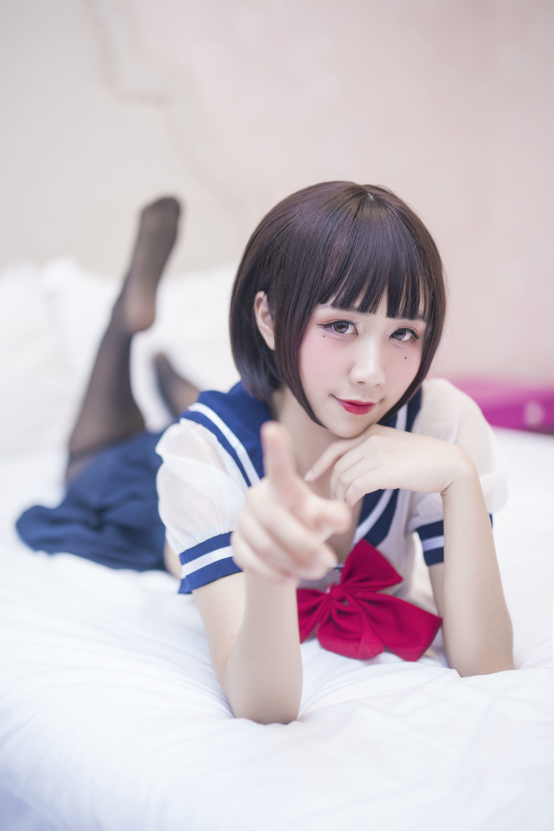 图片[19]-动漫博主九曲Jean JK透明制服[21P]-六色网