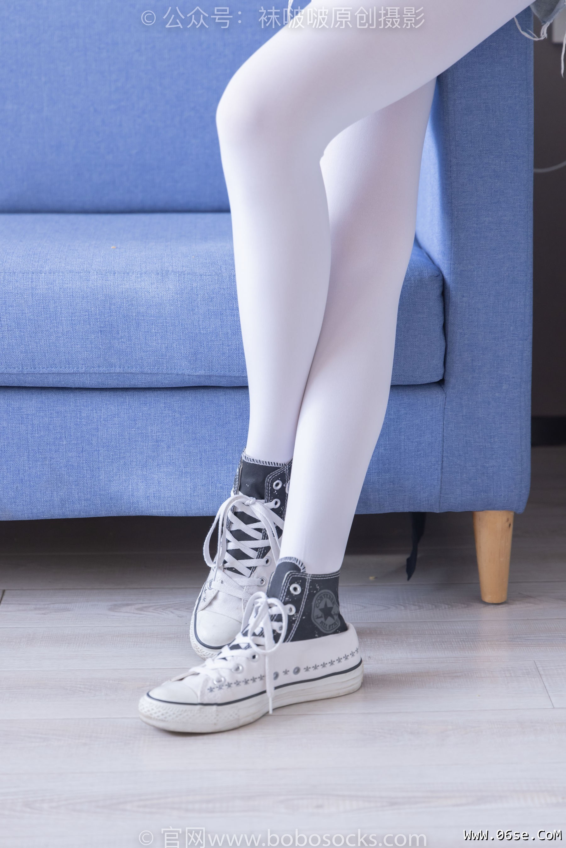 图片[101]-BoBoSocks袜啵啵 No.215 小甜豆-三双帆布鞋板鞋、厚白丝、黑丝[144P]-六色网
