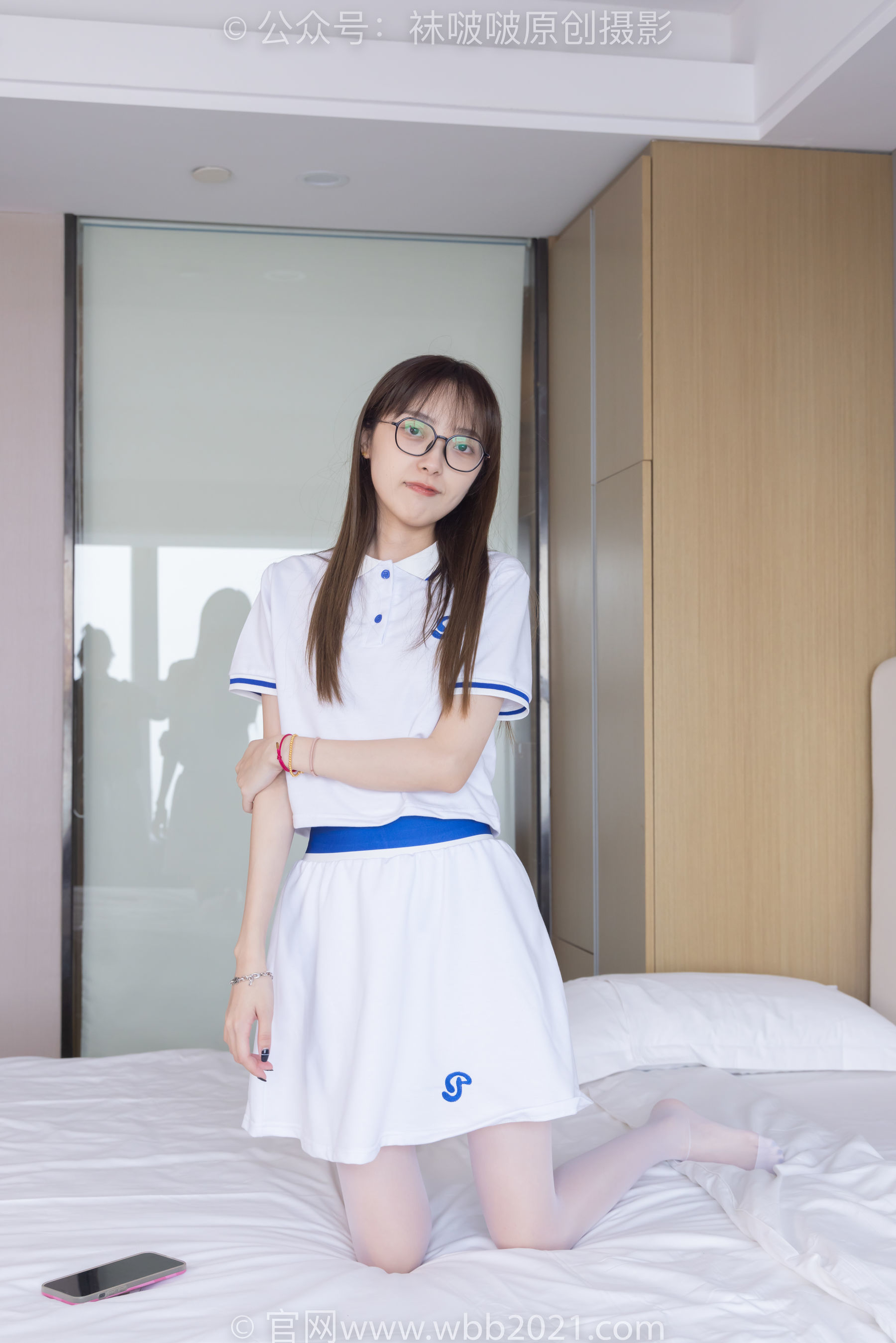 图片[136]-BoBoSocks袜啵啵 No.344 稚予 -板鞋、平底鞋、白丝[150P]-六色网