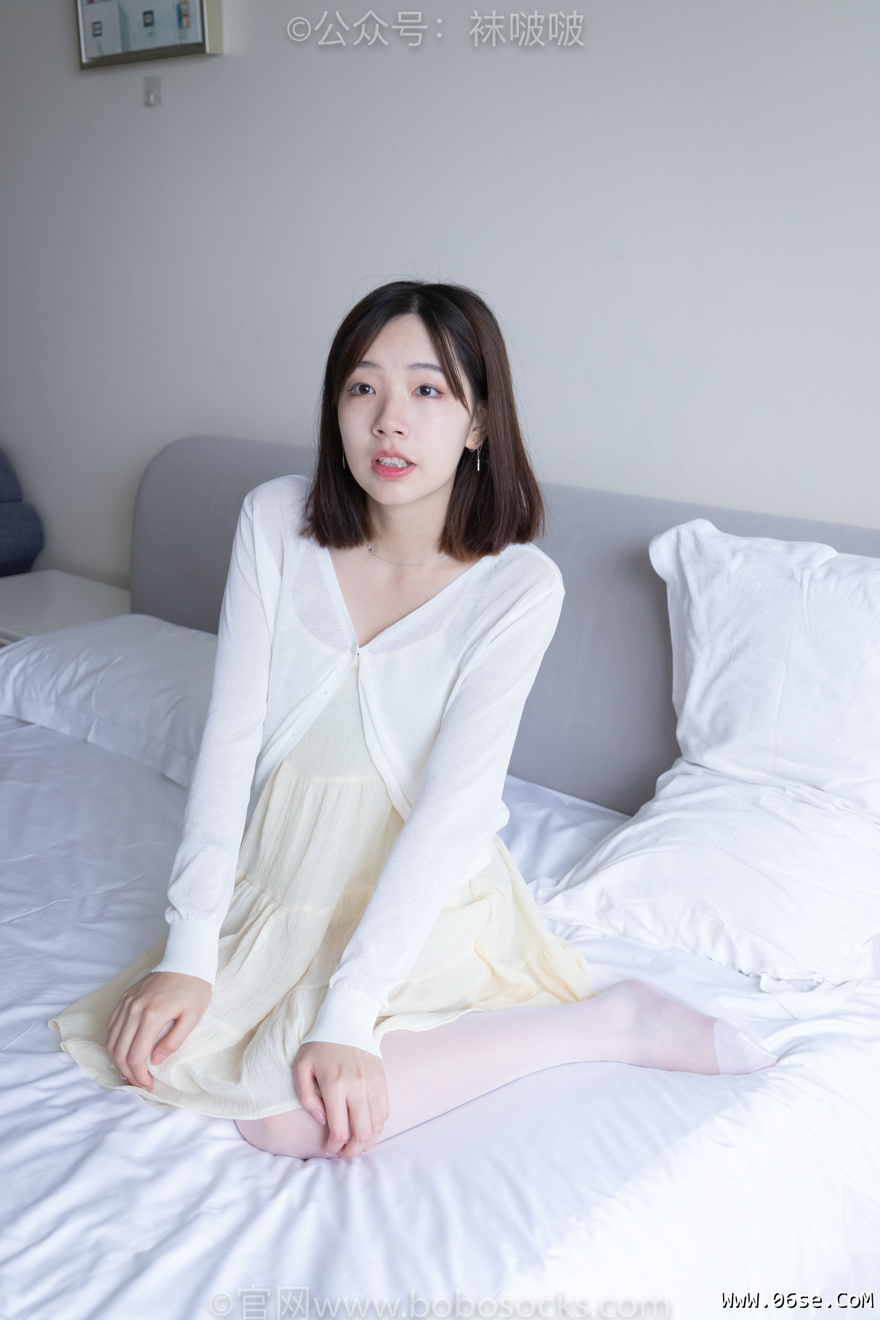图片[82]-BoBoSocks袜啵啵 No.005 小甜豆-帆布鞋、薄白丝[133P]-六色网
