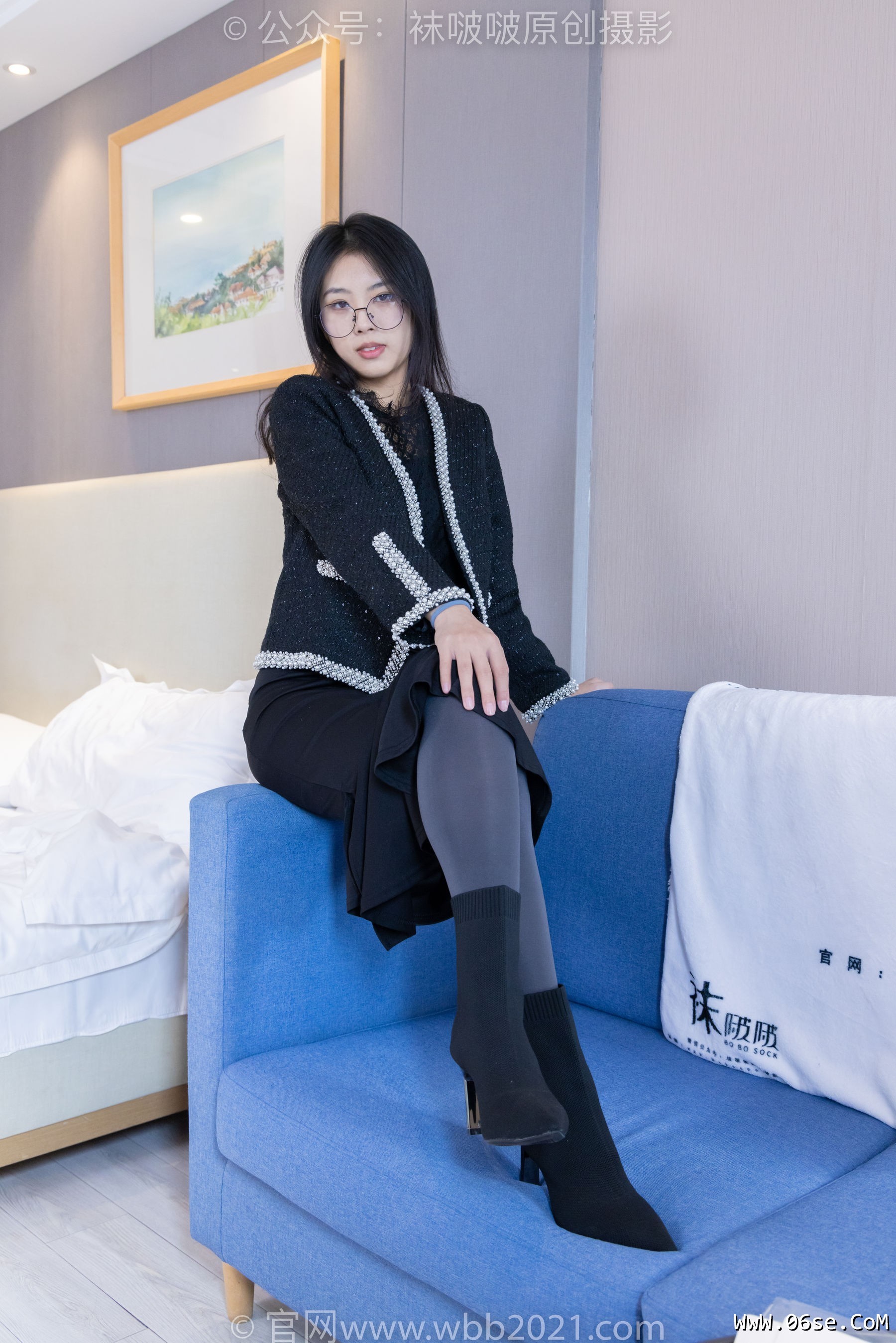 图片[104]-BoBoSocks袜啵啵 No.378 奶油 -短靴、运动鞋、厚黑丝、厚灰丝[190P]-六色网