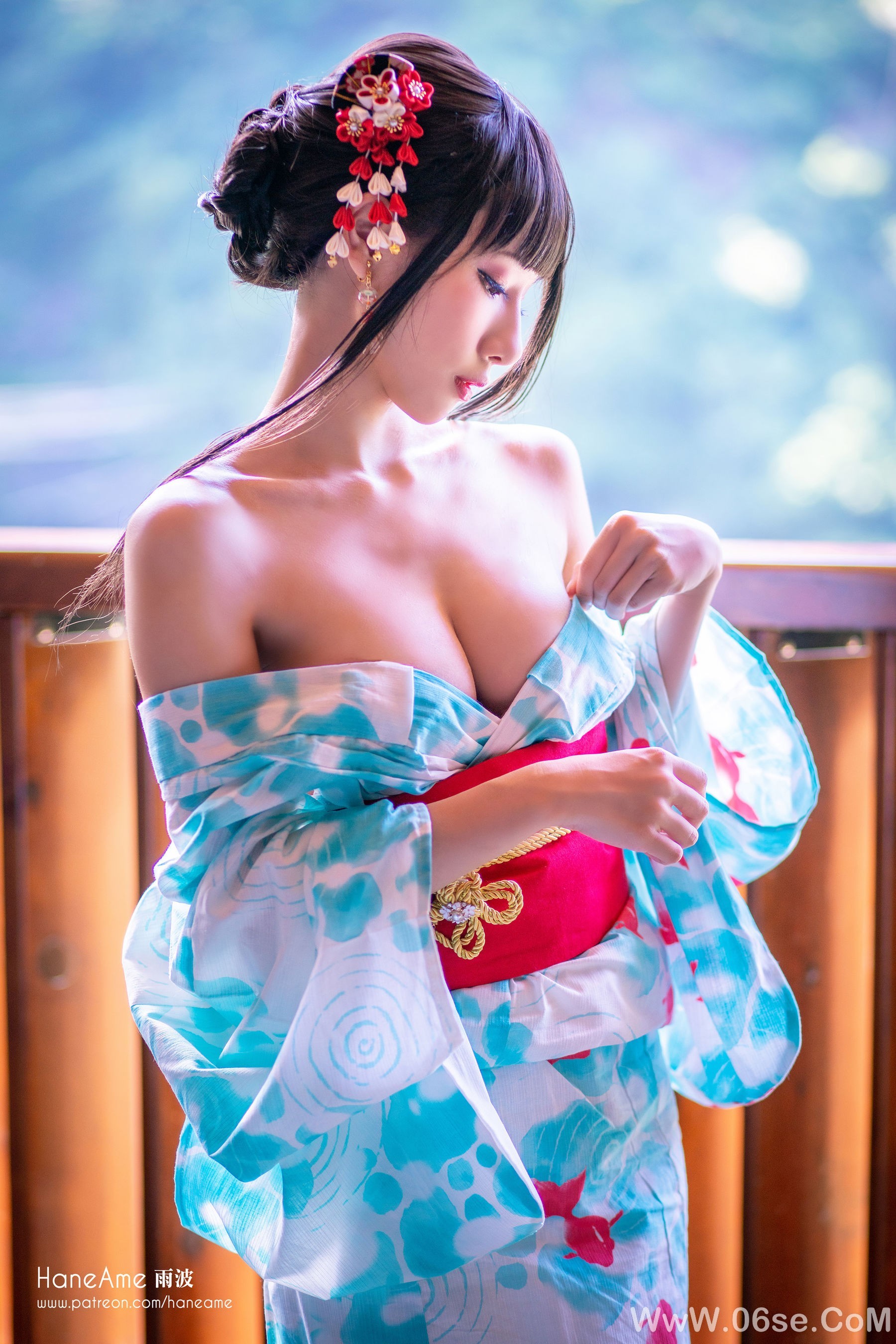 图片[22]-雨波_HaneAme 溫泉[100P]-六色网